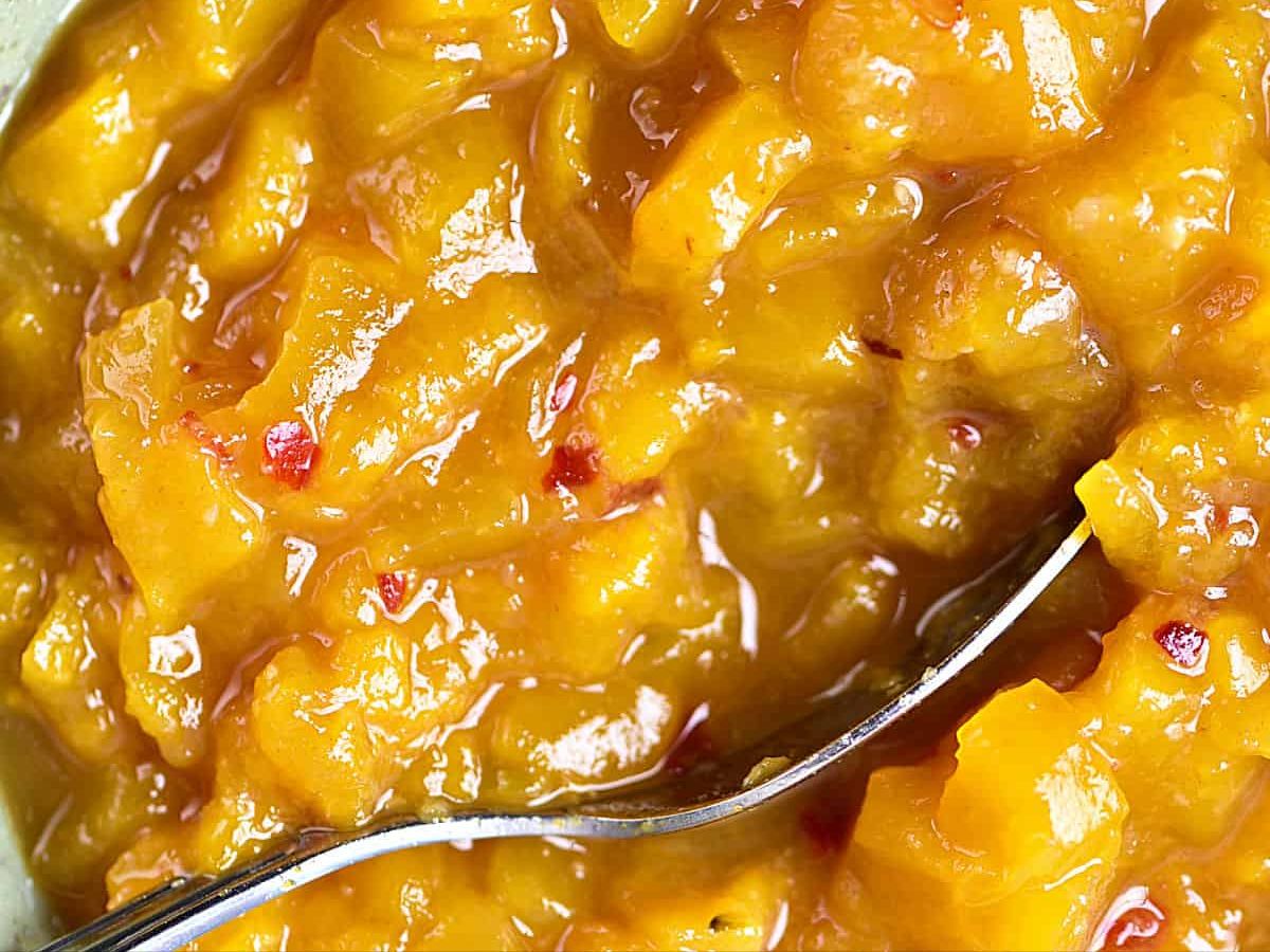 Spiced Mango Glaze.