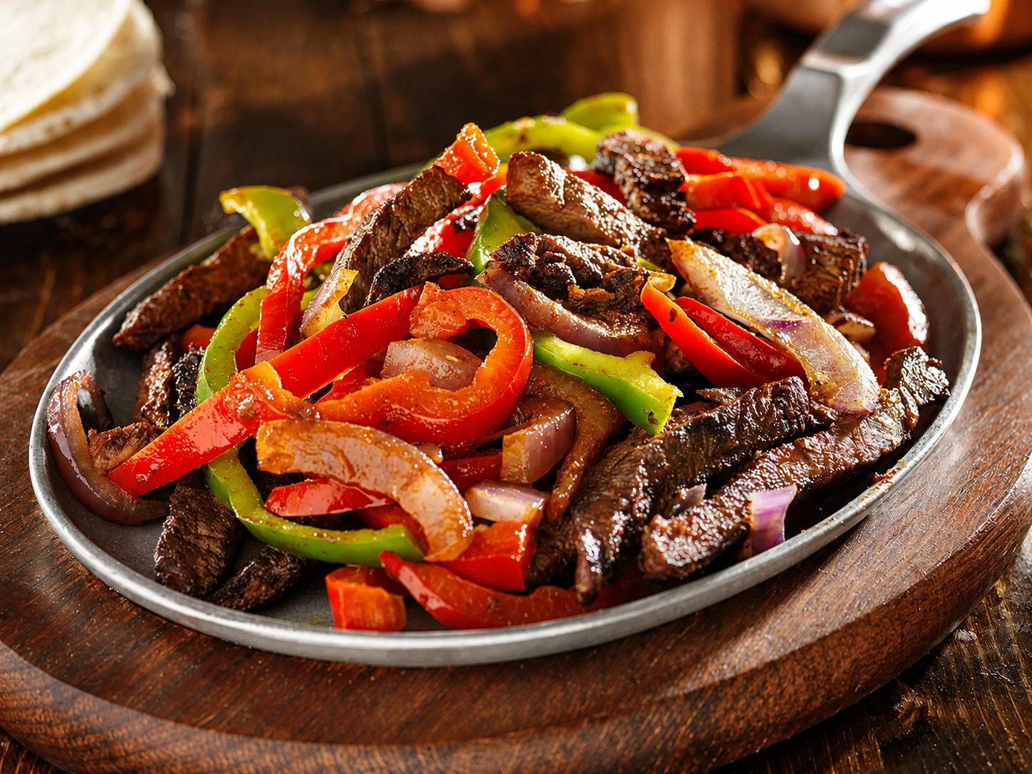 Steak Fajitas.