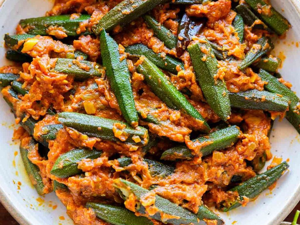 Bhindi Masala  (Small  Tray- Serves 10-12 People)