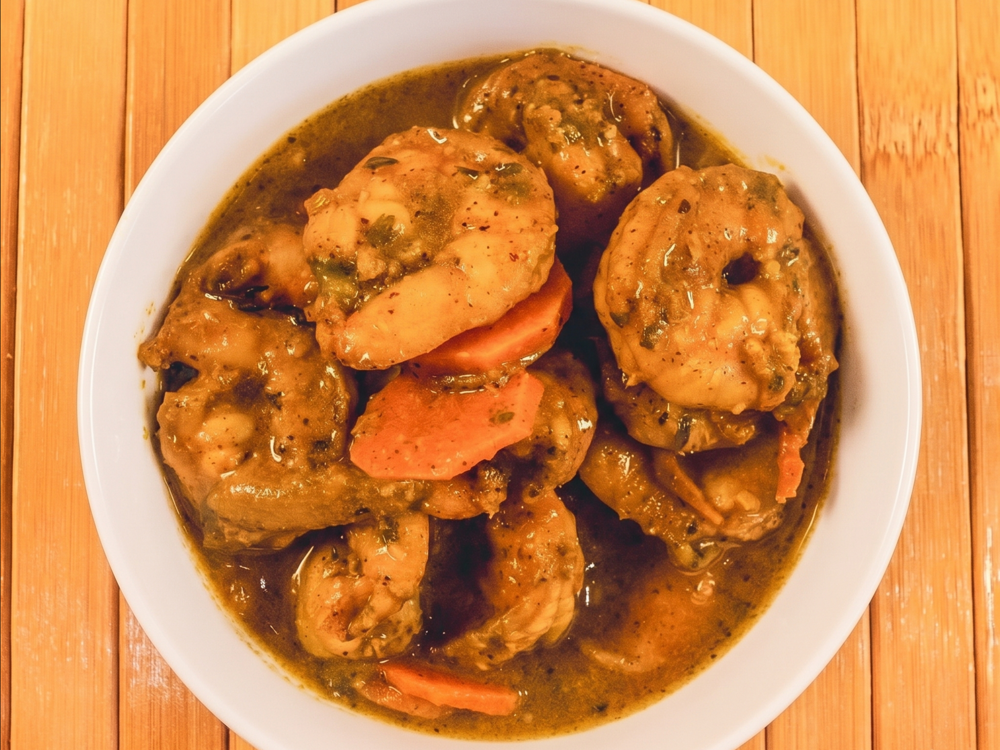 Curry Shrimp - Entrée.