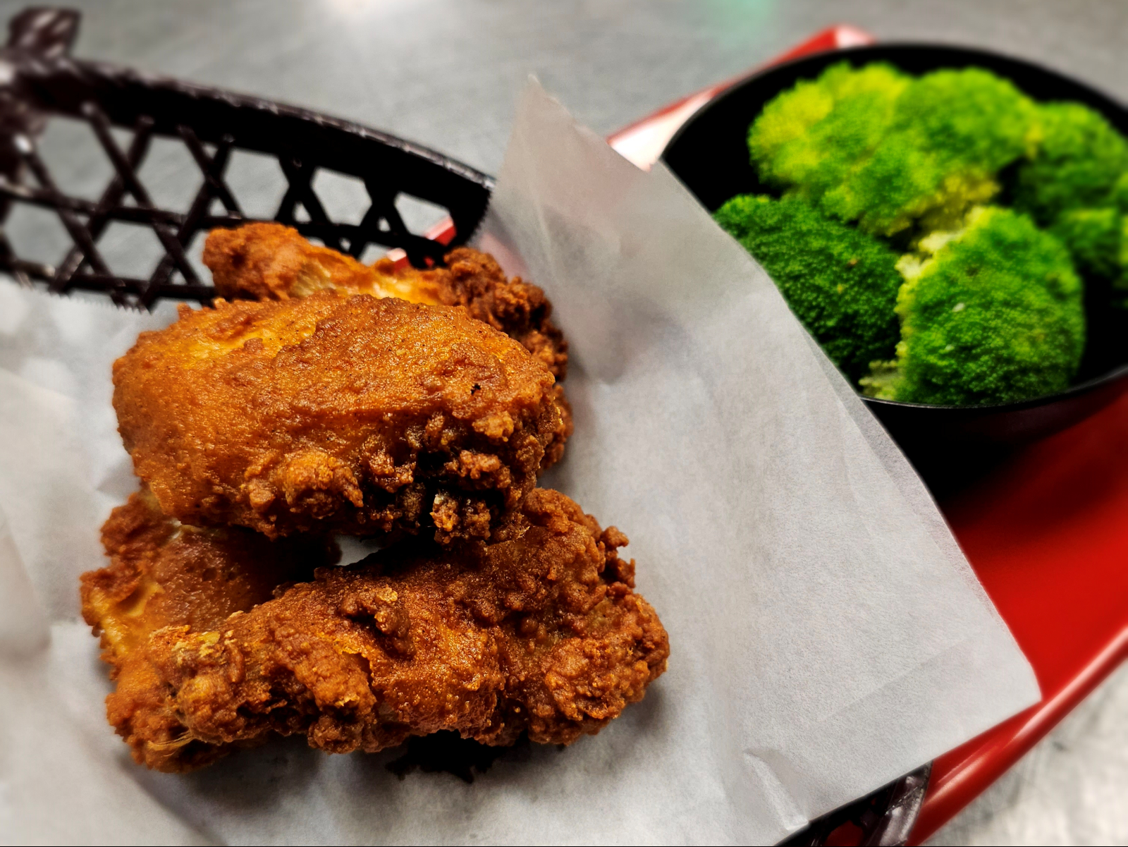 Brat's Fried Chicken Wings.