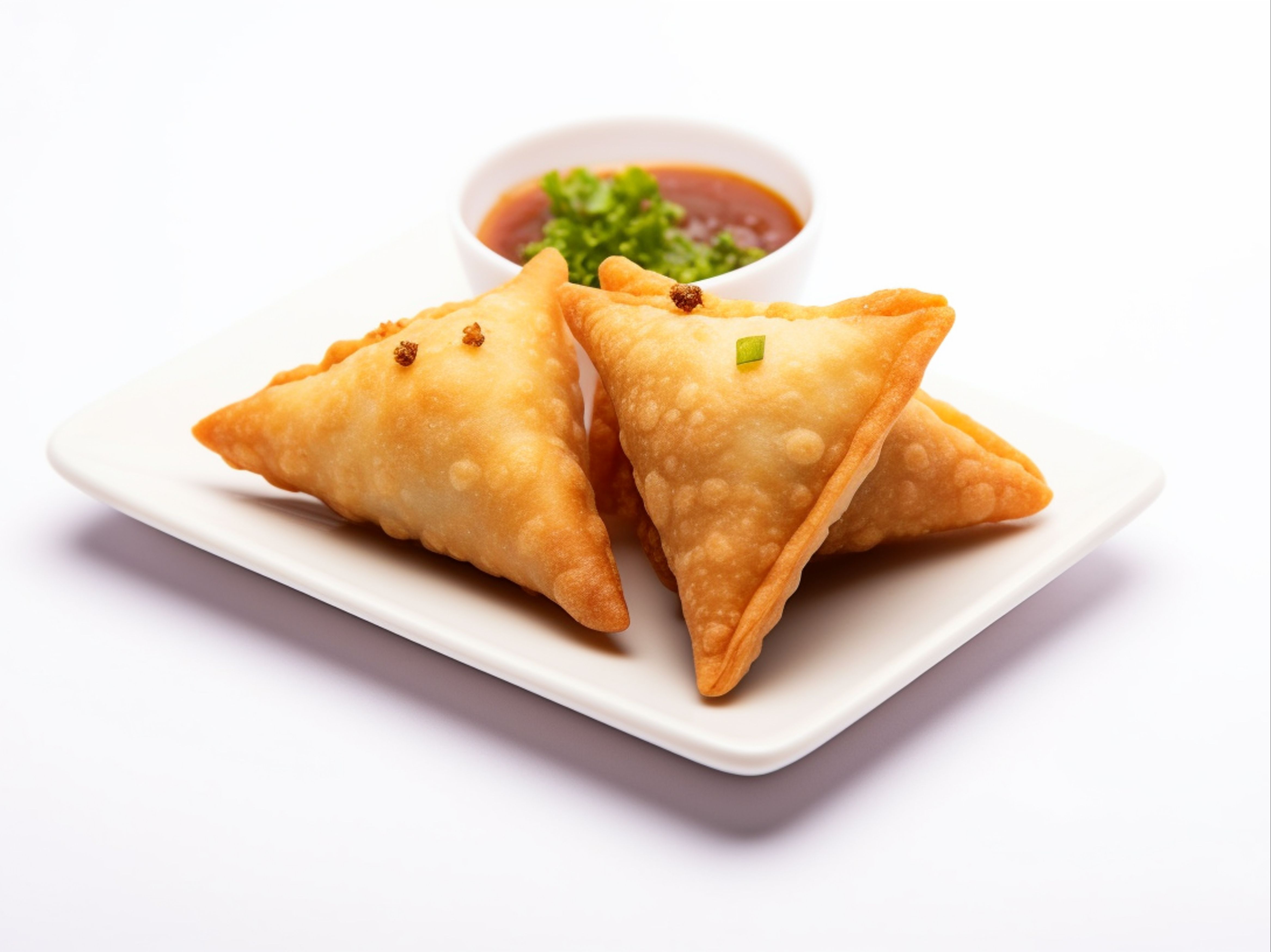 Meat Samosas.