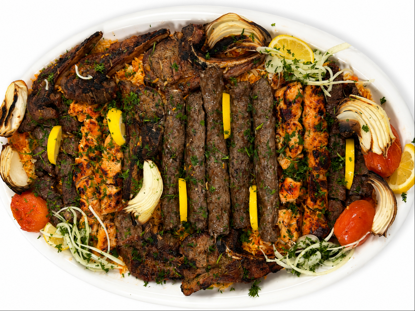 Mixed Grill Up To 7 (18 Skewers).