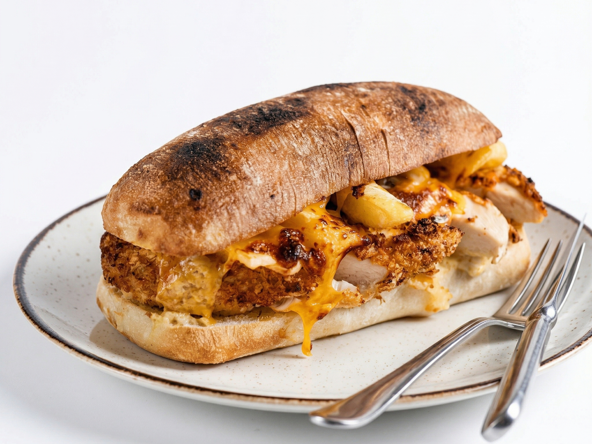 Chicken Parm Sub.
