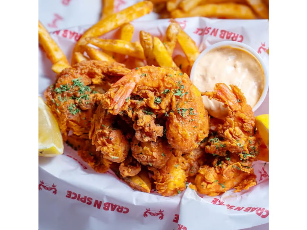 Shrimp & Fries Basket.