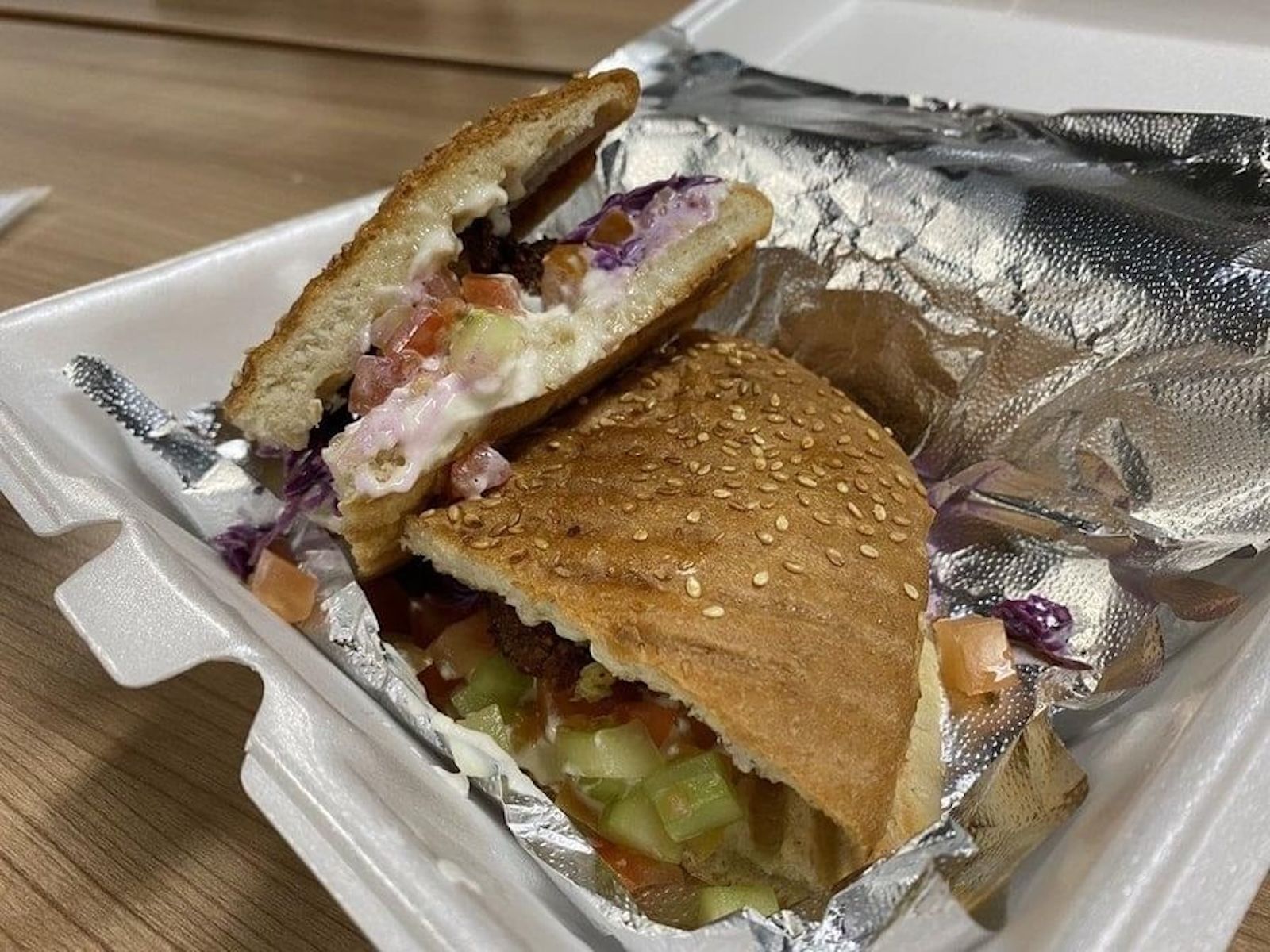 Falafel Panini Tray