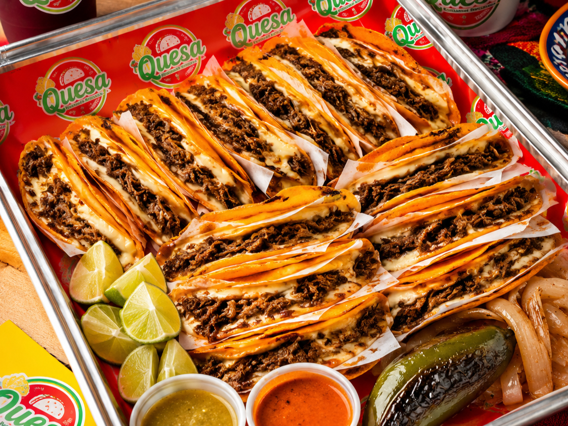 Quesabirria Tacos (Catering).