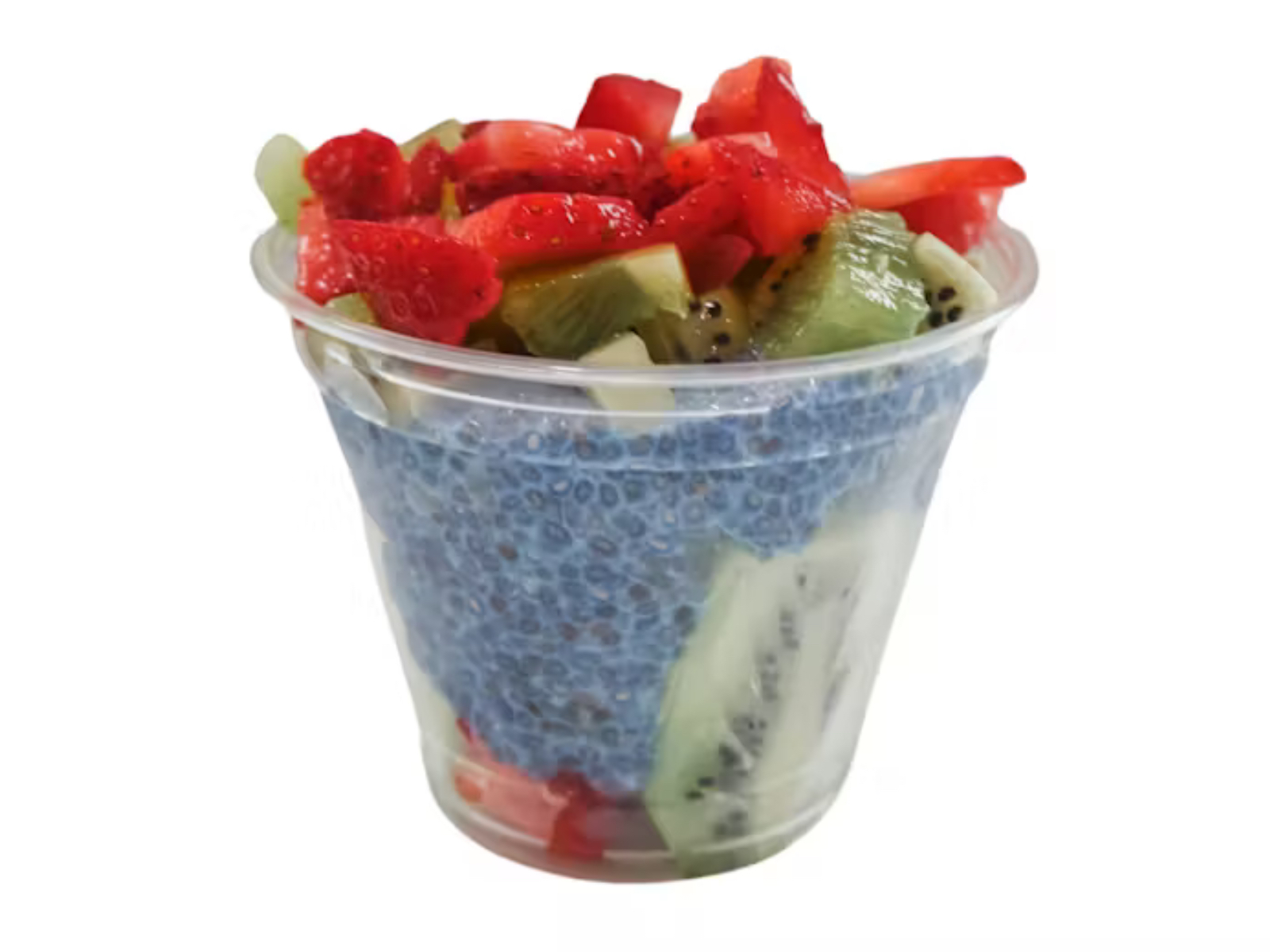 Strawberry & Kiwi Chia Pudding.