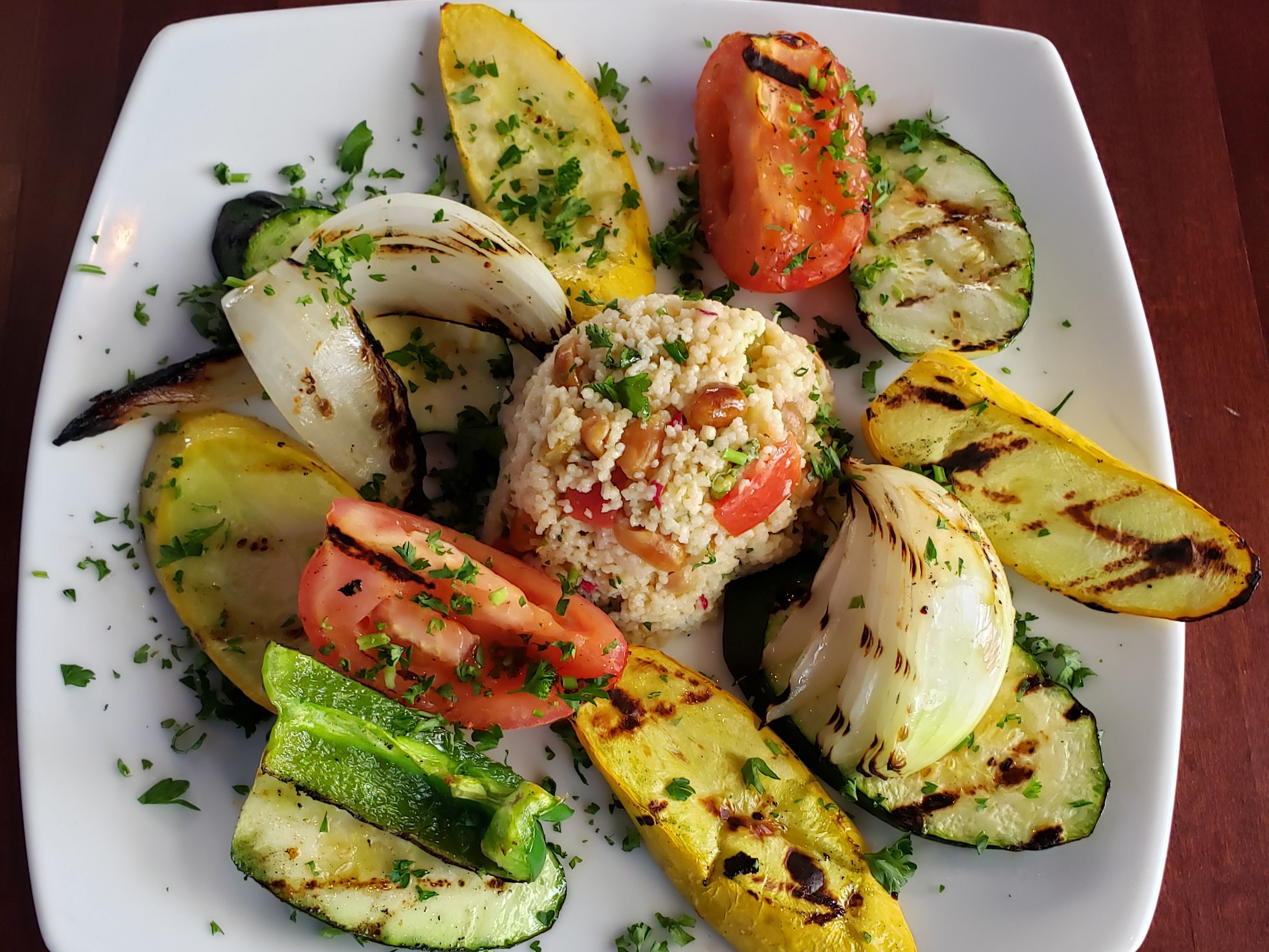 Grilled Vegetable Platter.