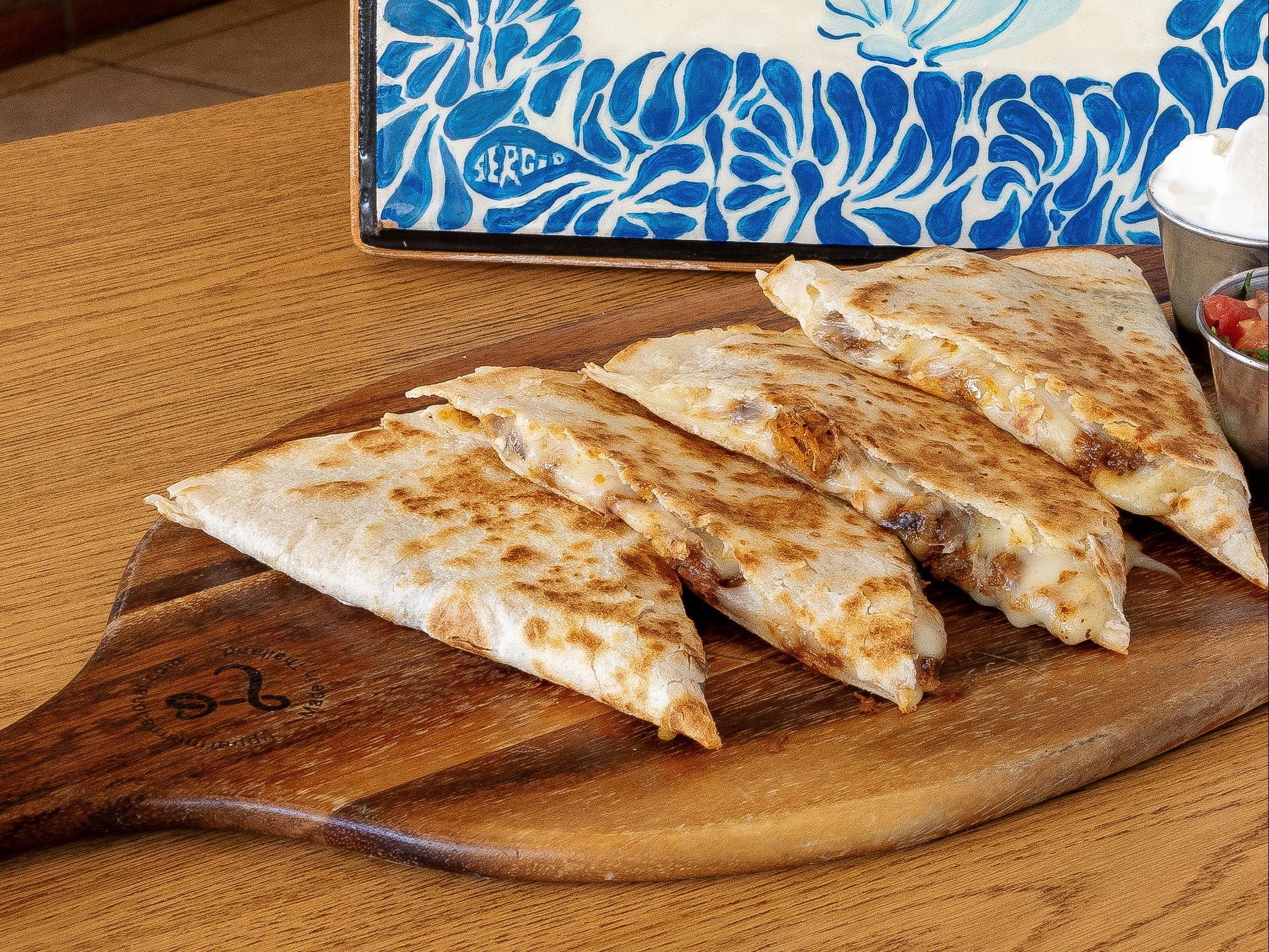 Surf & Turf (Mar y Tierra) Quesadilla.