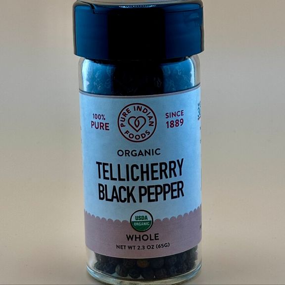 Organic Tellicherry Black Pepper Whole
