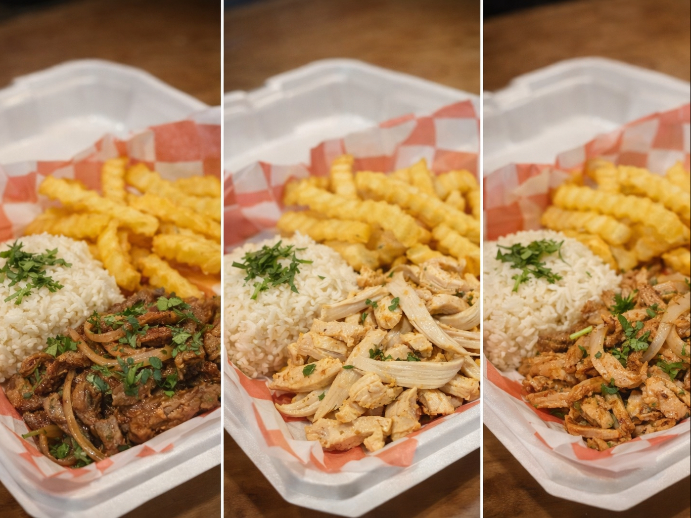 Shredded Pork Lunch Special / Especial de Pernil.