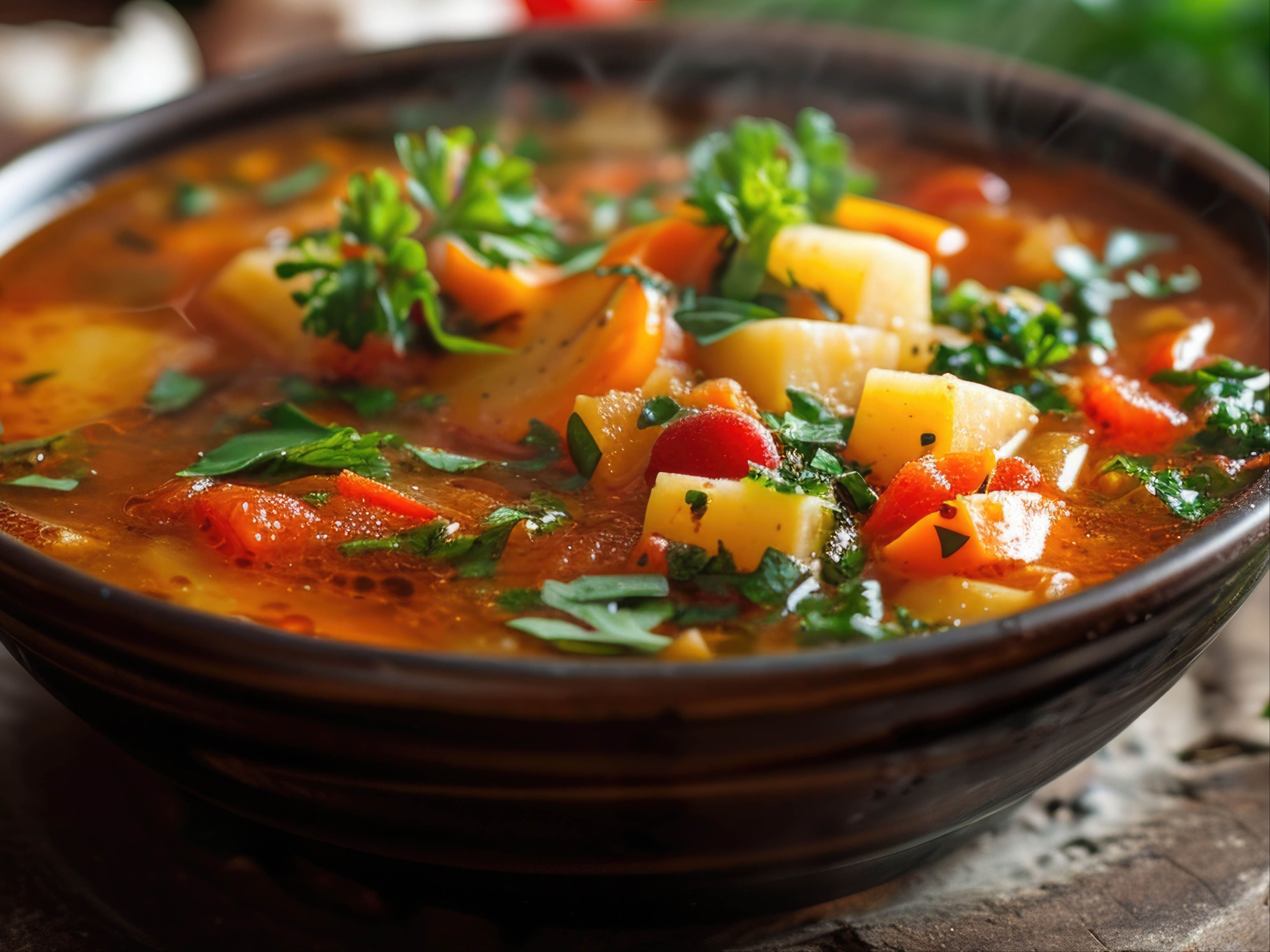 SOUP OF THE HIMALAYS VEGETABLE SOUP.