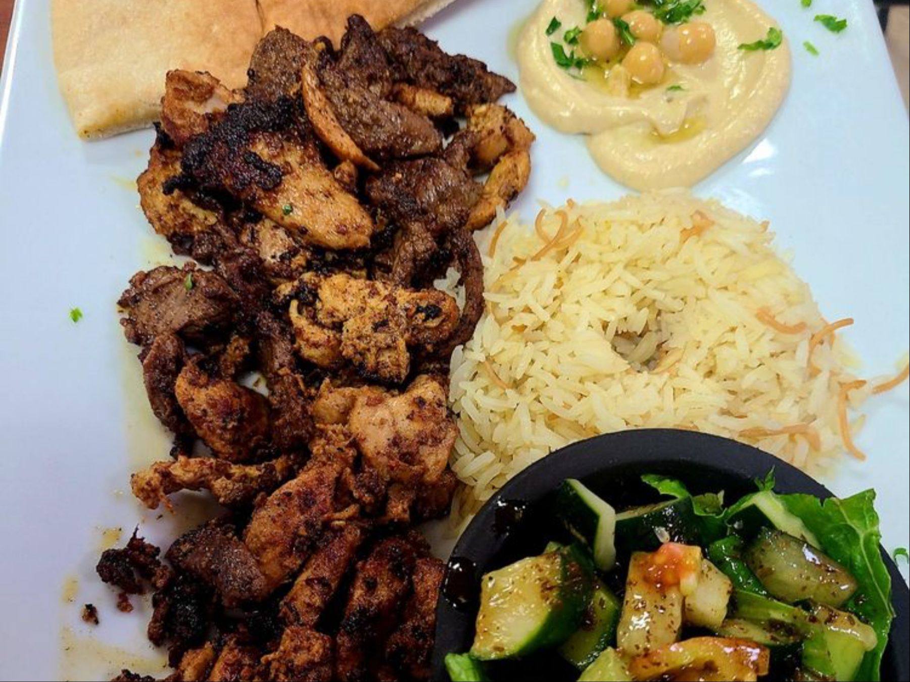 Mixed Shawarma Plate.