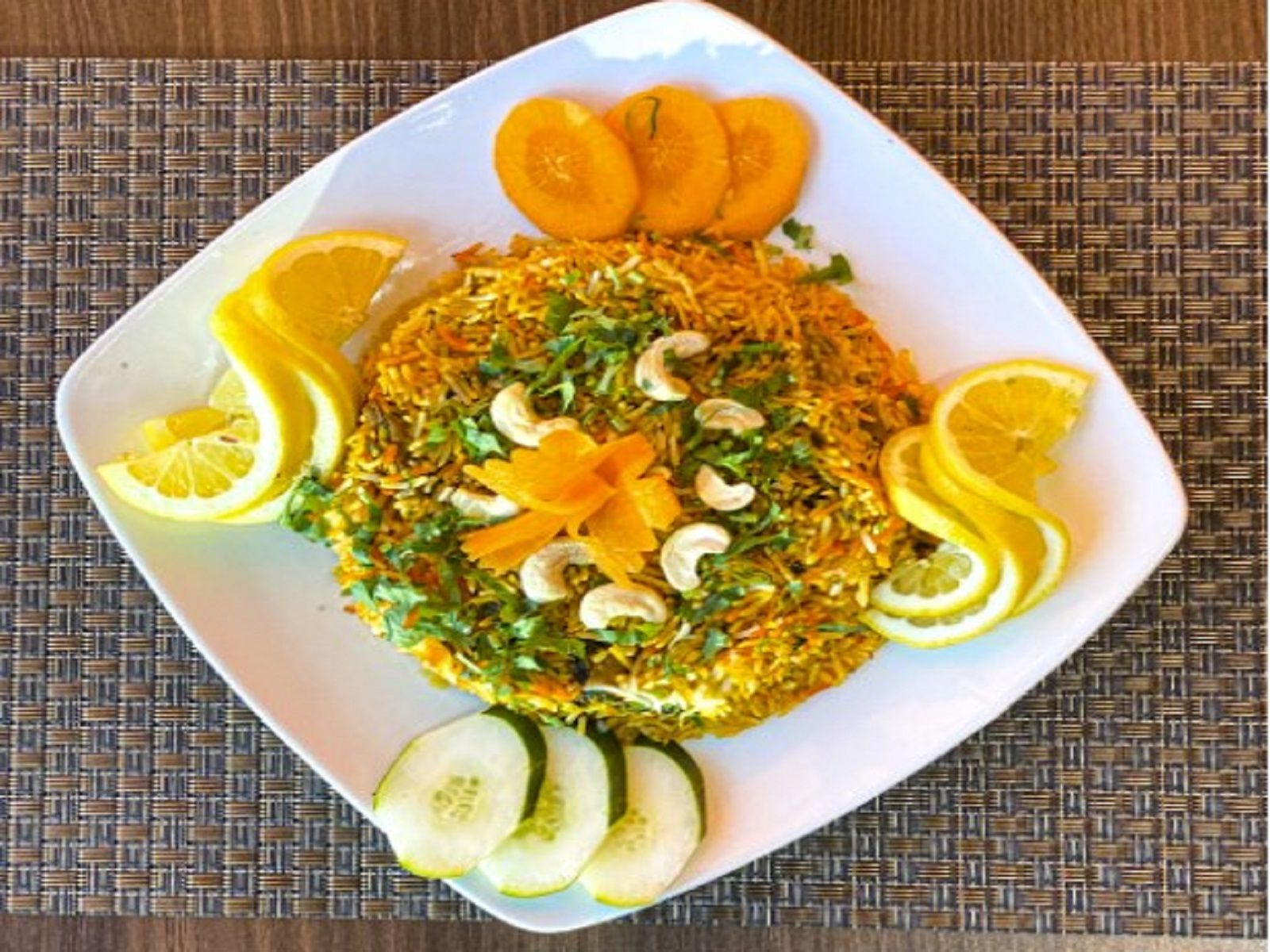 Vegetable Biryani (GF, Vegan).