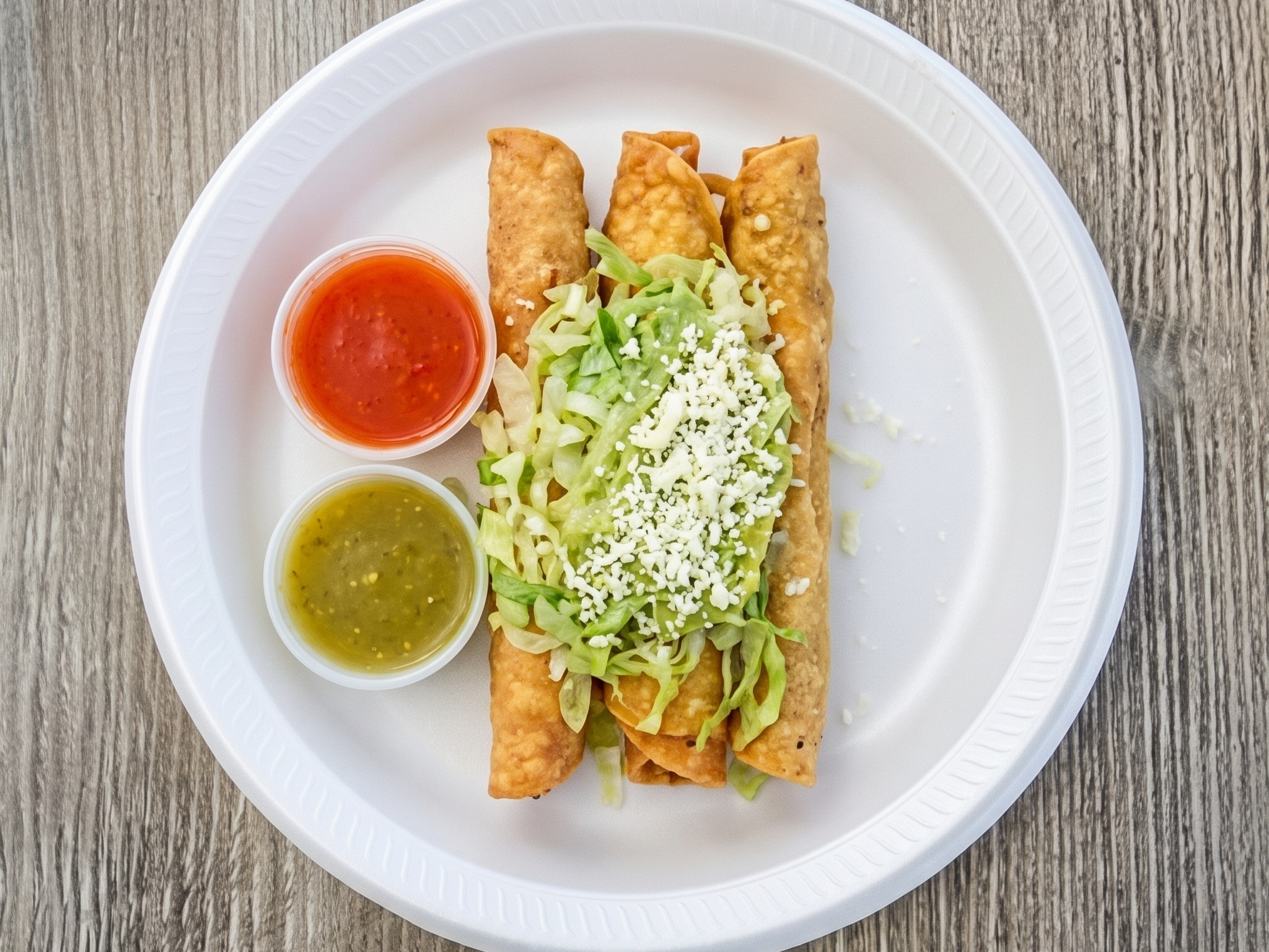 #11. 3 Rolled Guacamole Plate