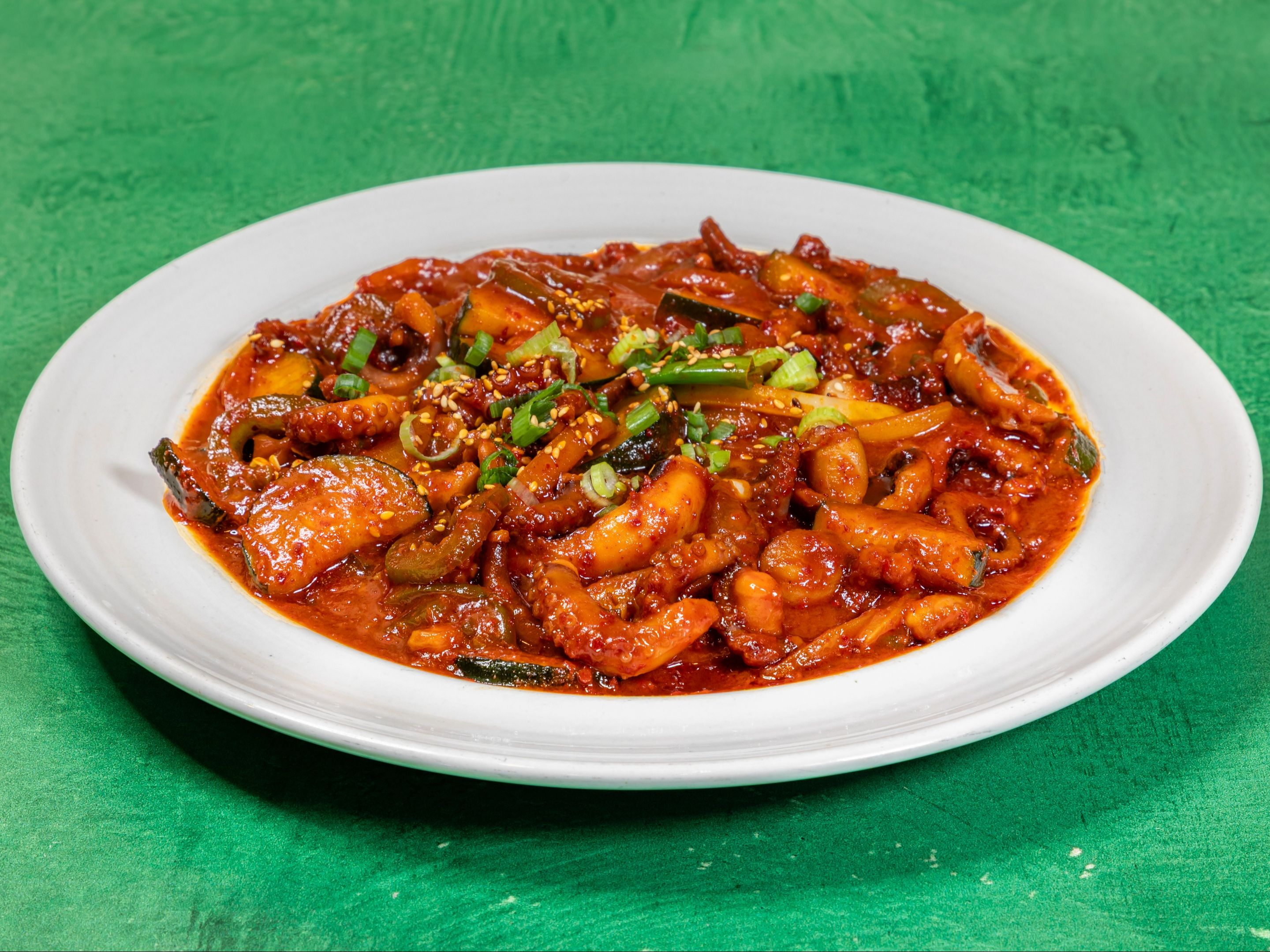 Spicy Octopus Entrée.