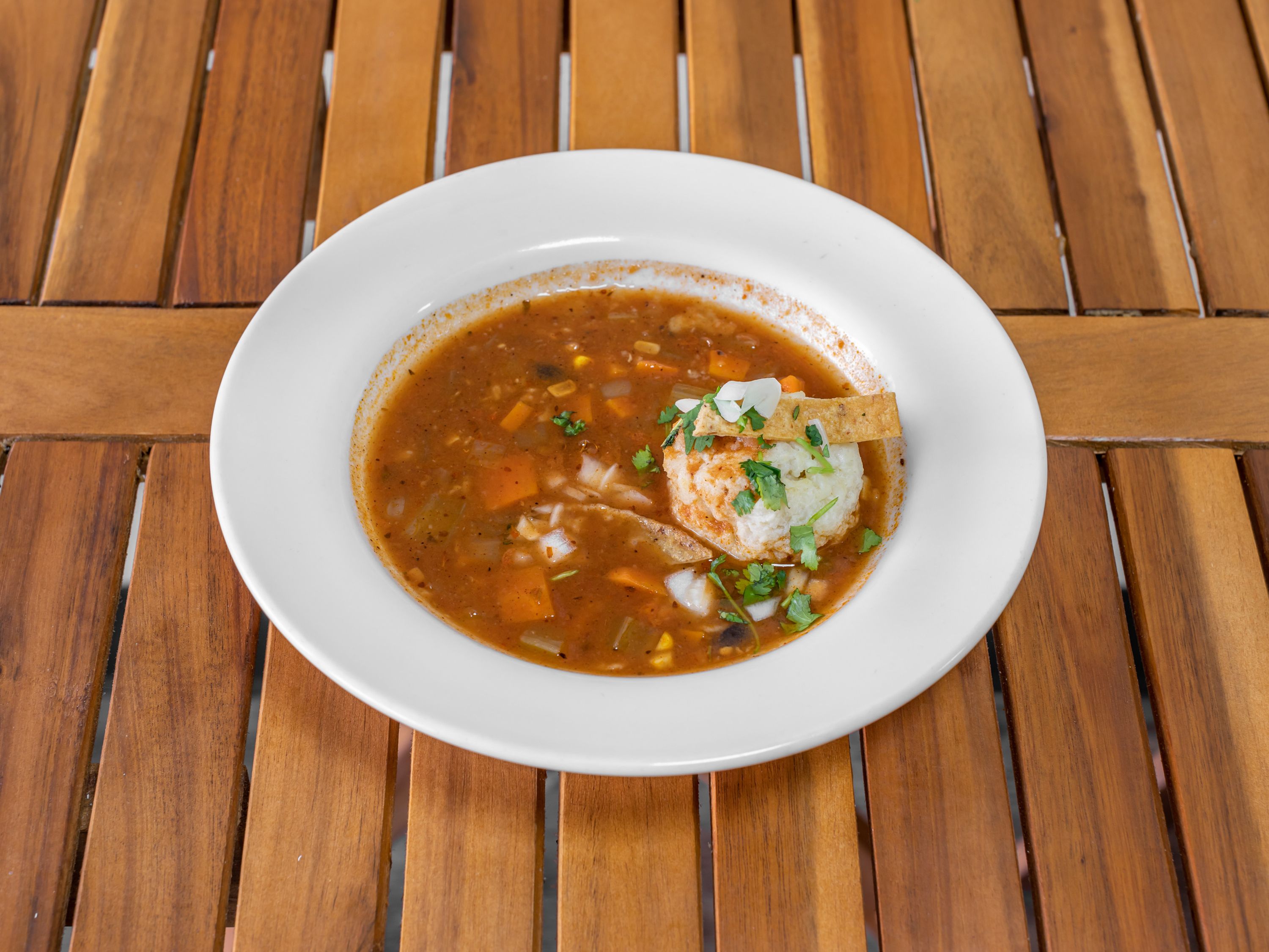 Mexican Matzo Ball Tortilla Soup