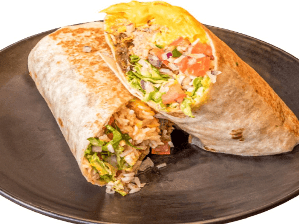 Burrito El Mezcal.