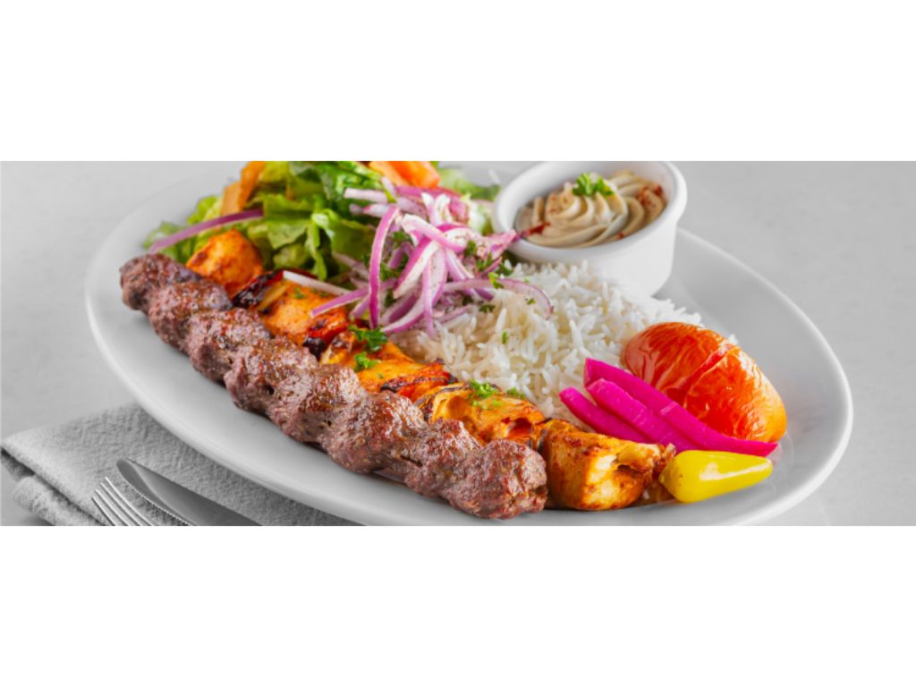 Chicken Kabob & Beef Luleh Combo