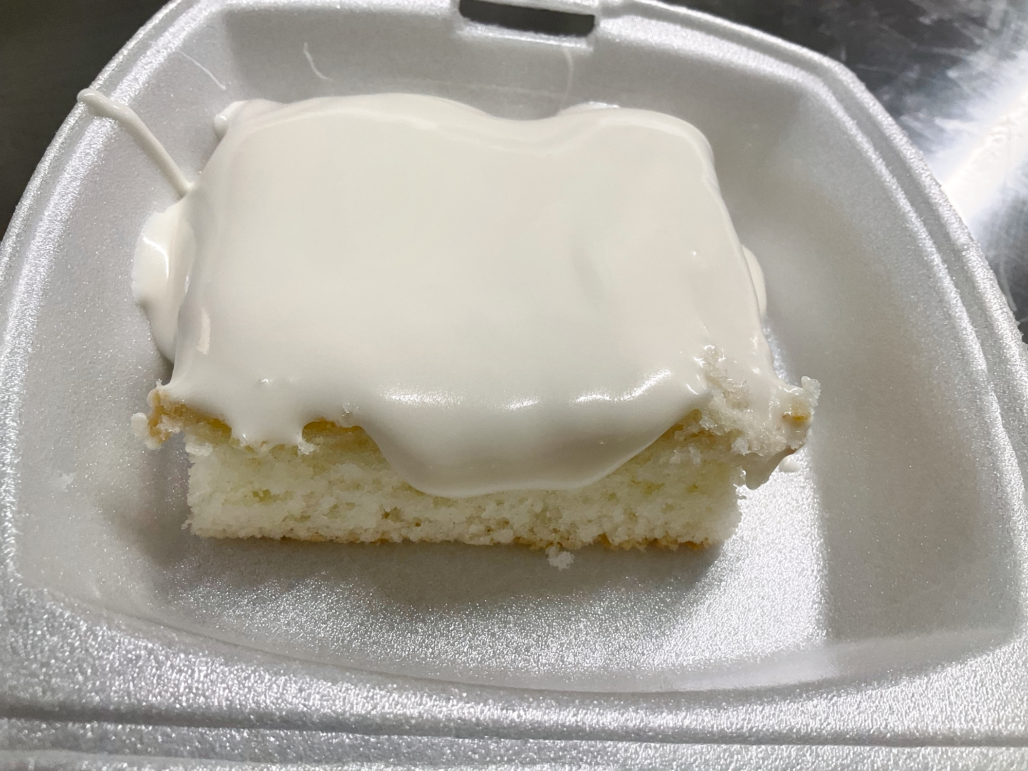 Texas White Sheet Cake.