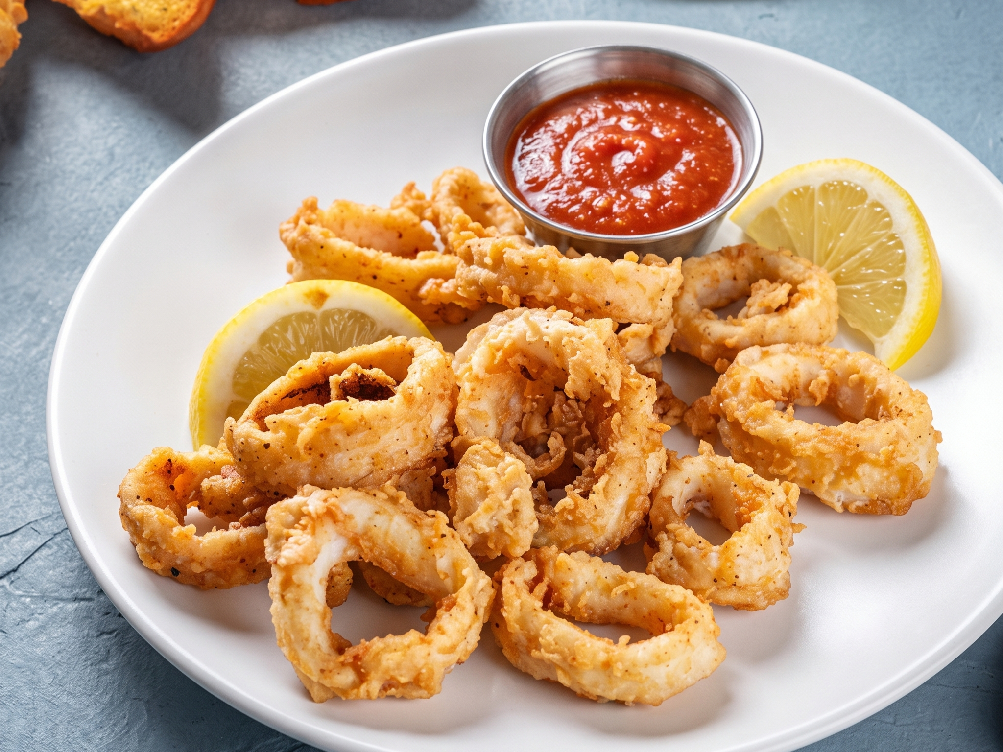 1/2 Lb. Fried Calamari.