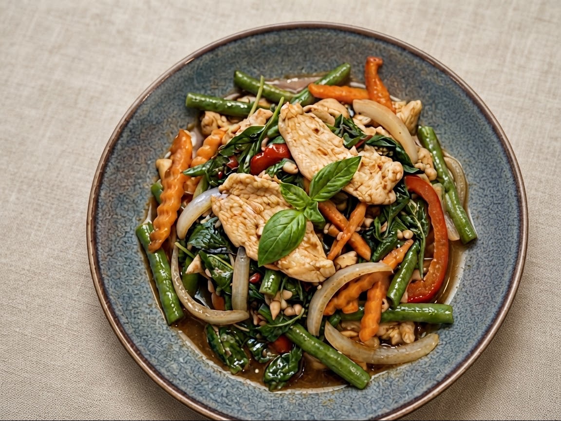 Basil Sauce (Please Choose your Rice).