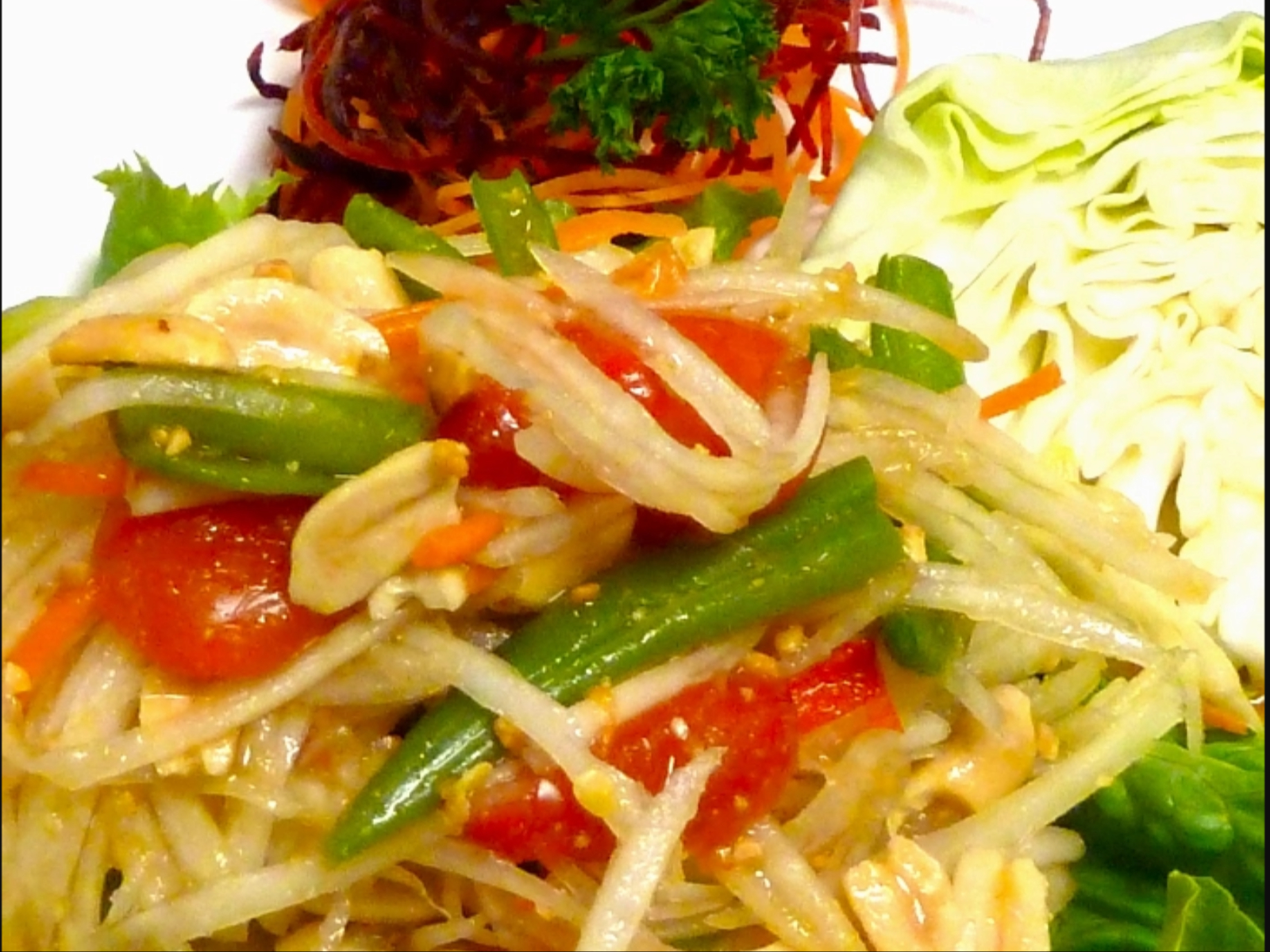 Green Papaya Salad.