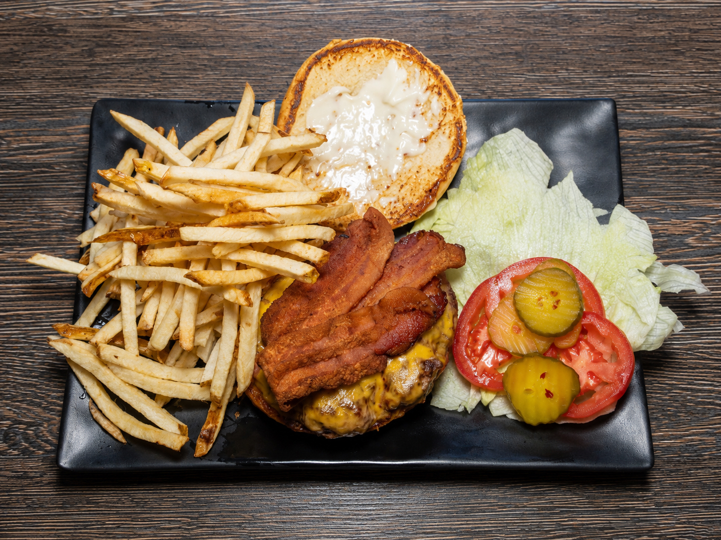 Bacon Cheese Burger.