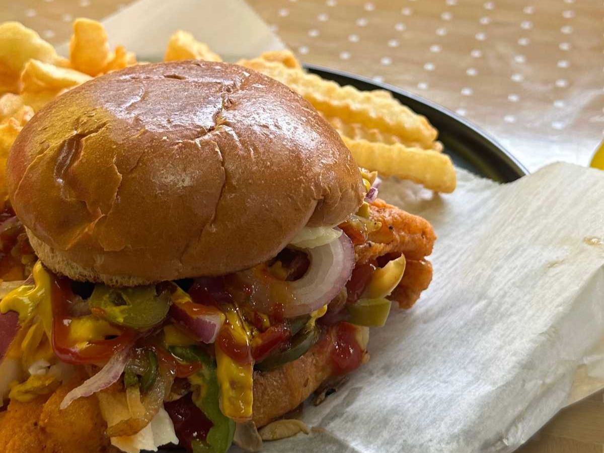 Catfish Fried Burger