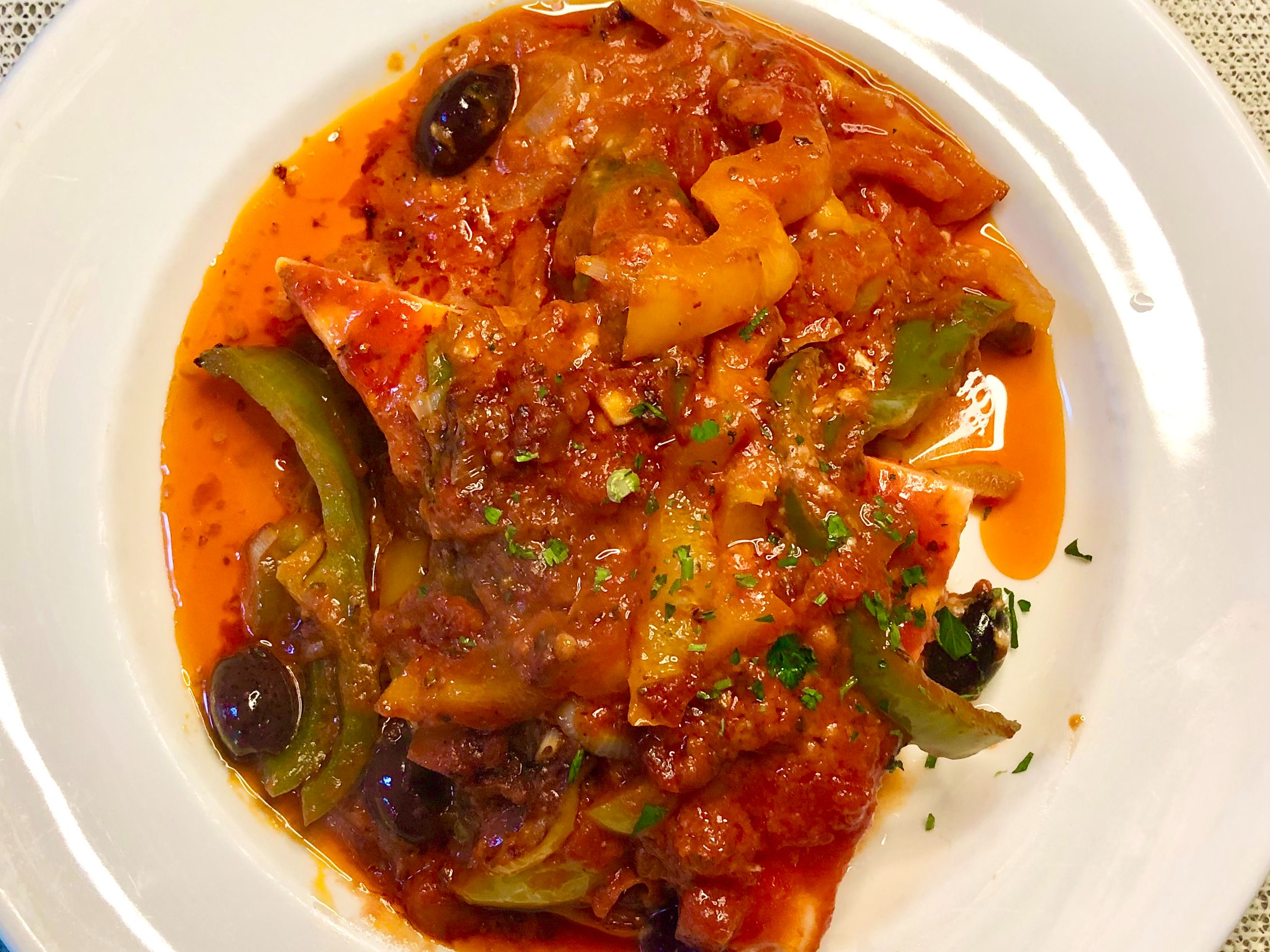 Roasted Feta Cheese.