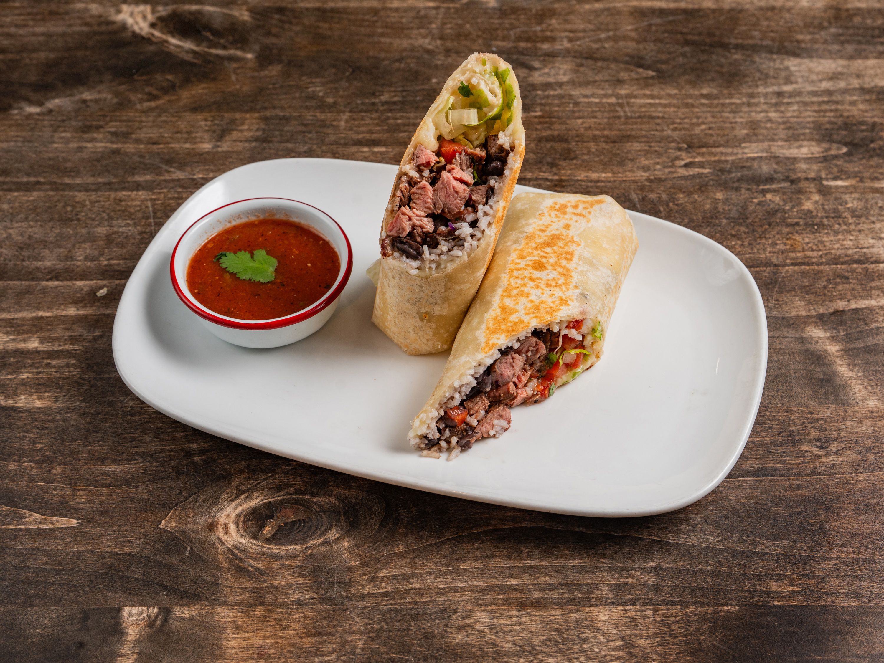 El Mercado Classic Burrito.