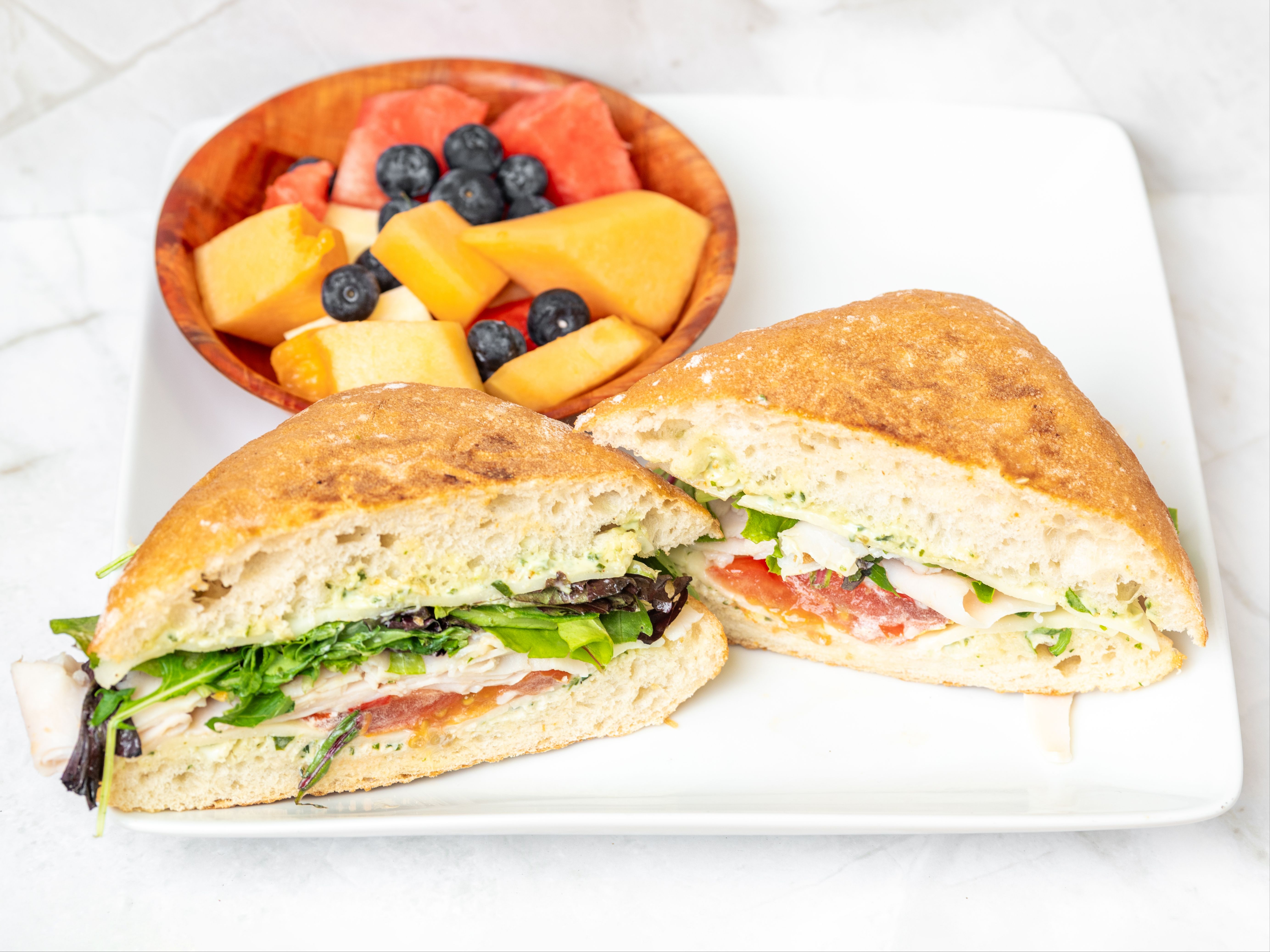 Oven Roasted Turkey Breast Sandwich.