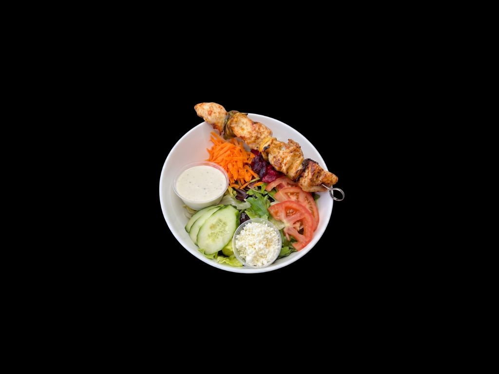 Traditional Greek W/ Chicken Bowl.