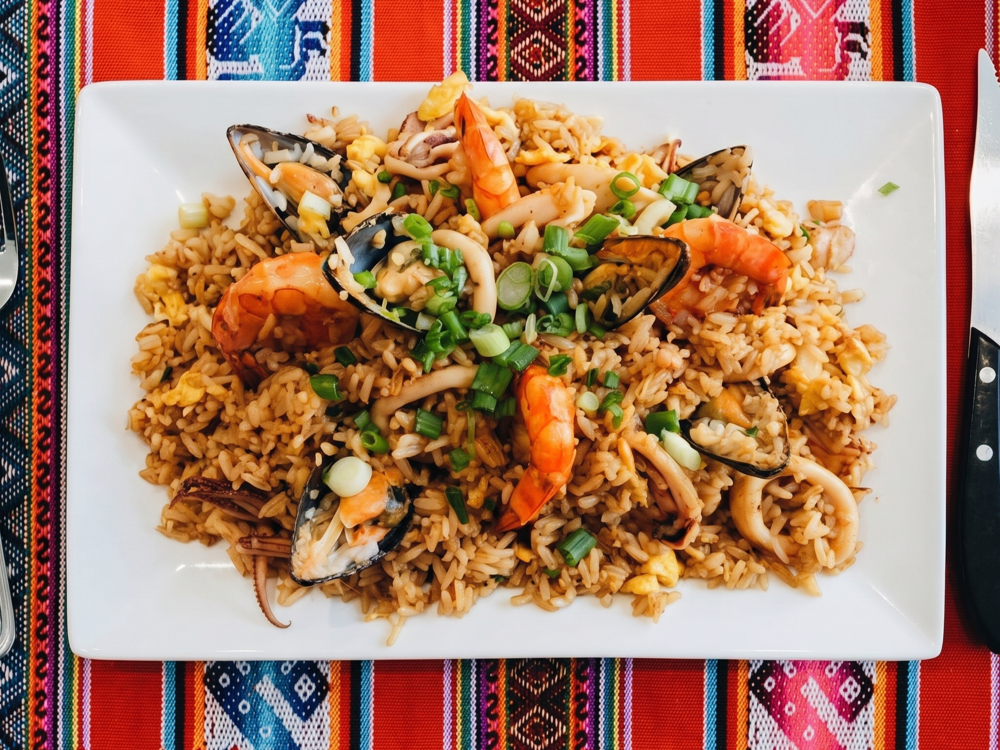 Chaufa Mariscos.