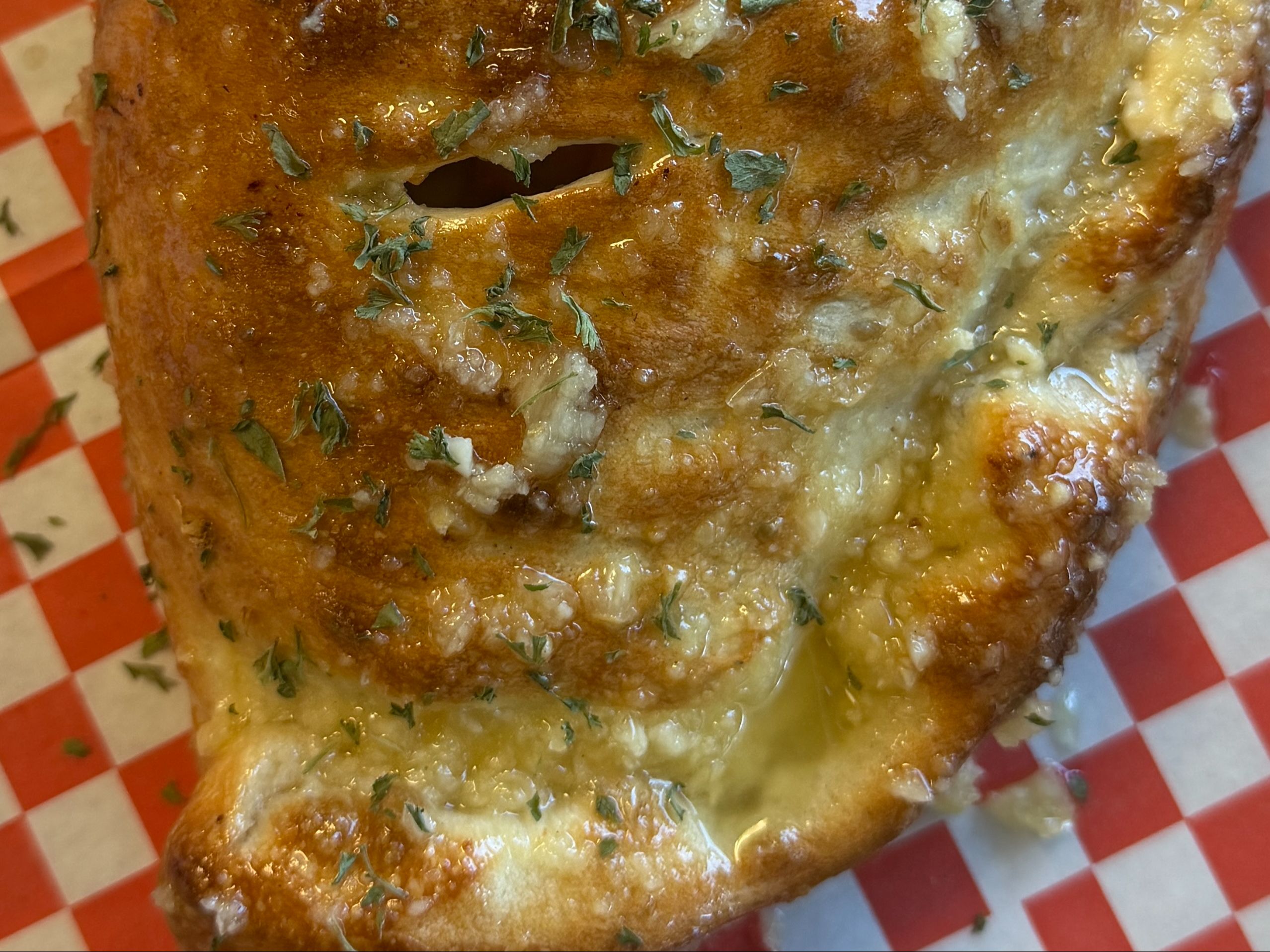 Veggie Calzones.