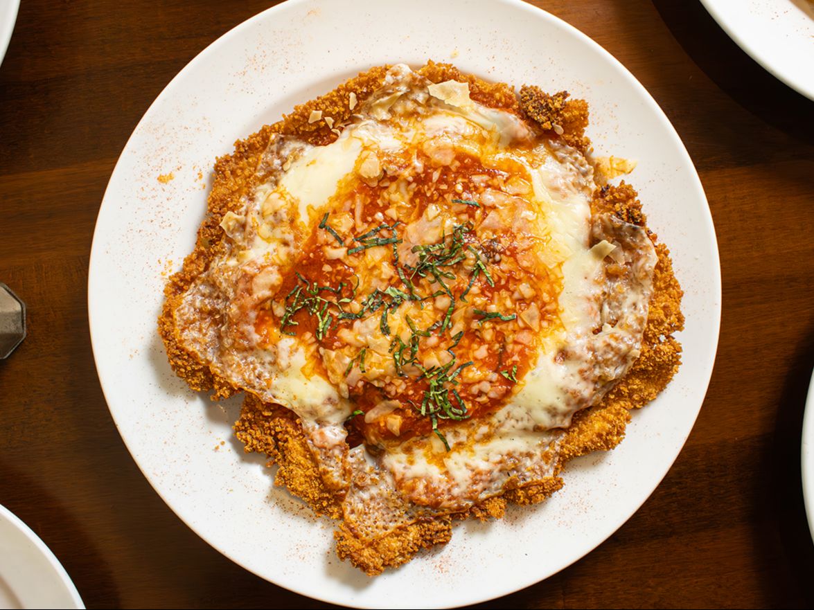Chicken Parmigiana.