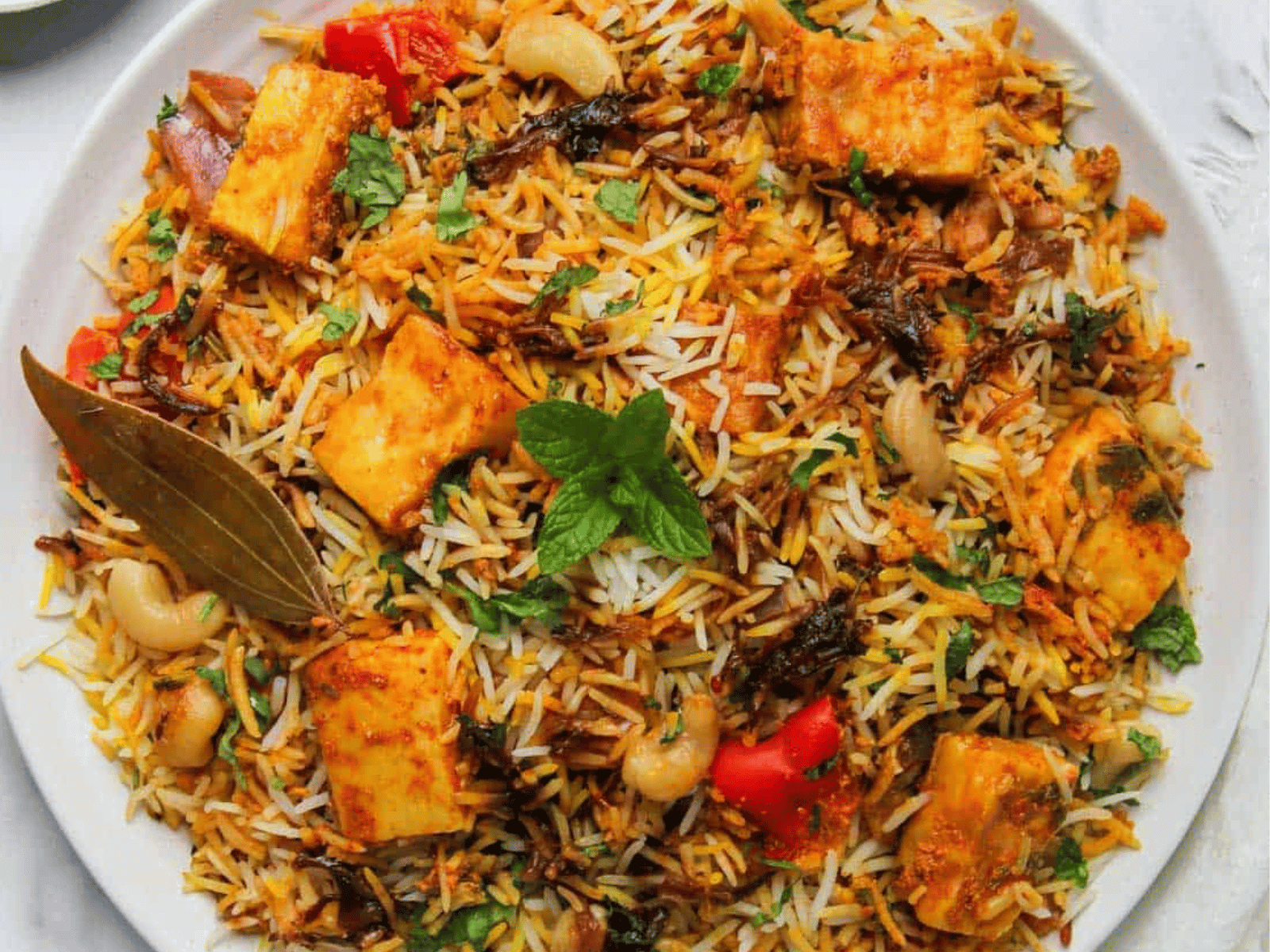 Paneer Biryani.