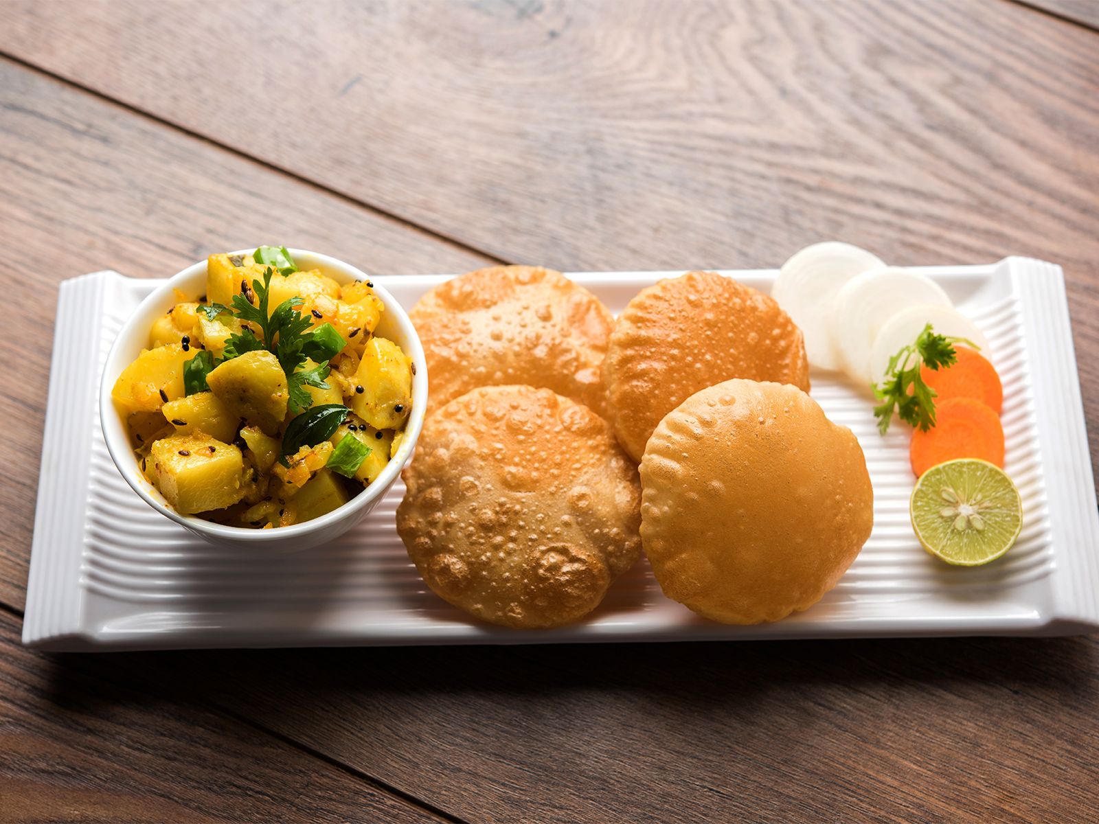 PURI POTATO MASALA