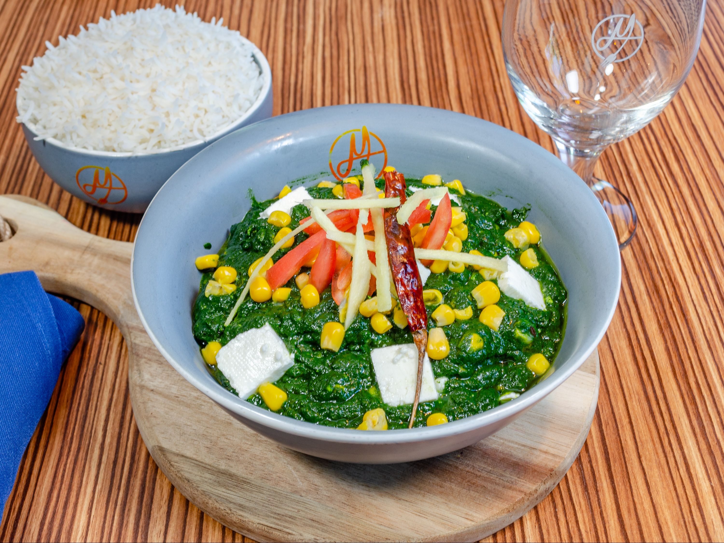 Palak Paneer Corn.