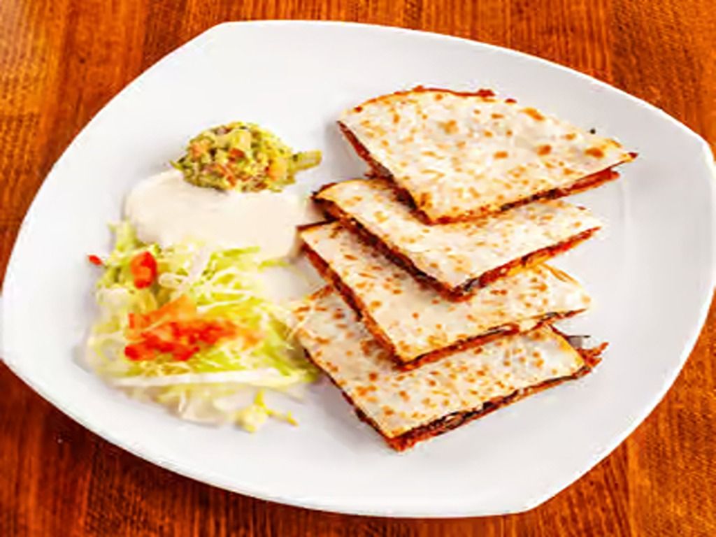 Veggie Quesadilla.