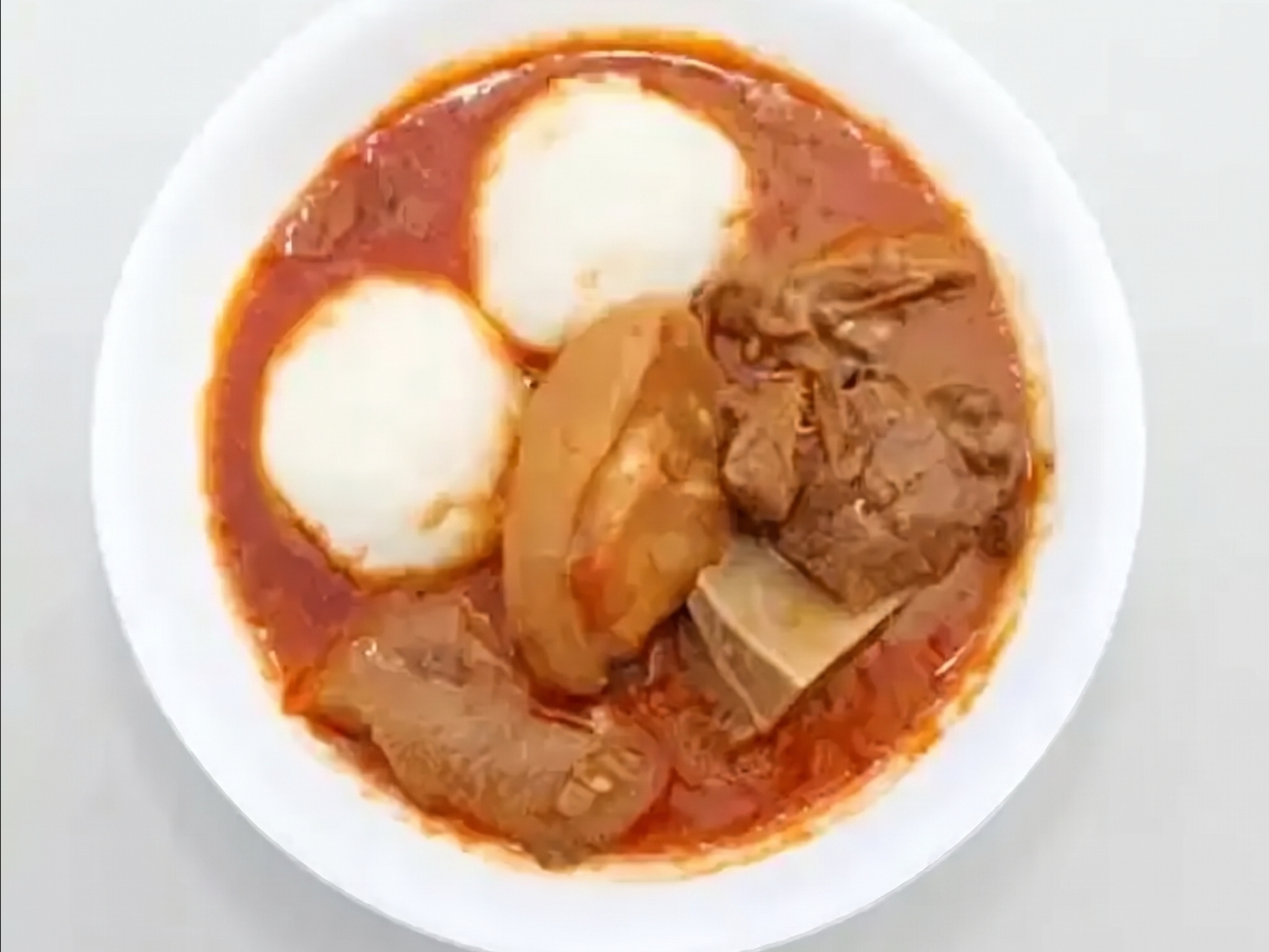Peanutbutter Soup & Swallow Lg