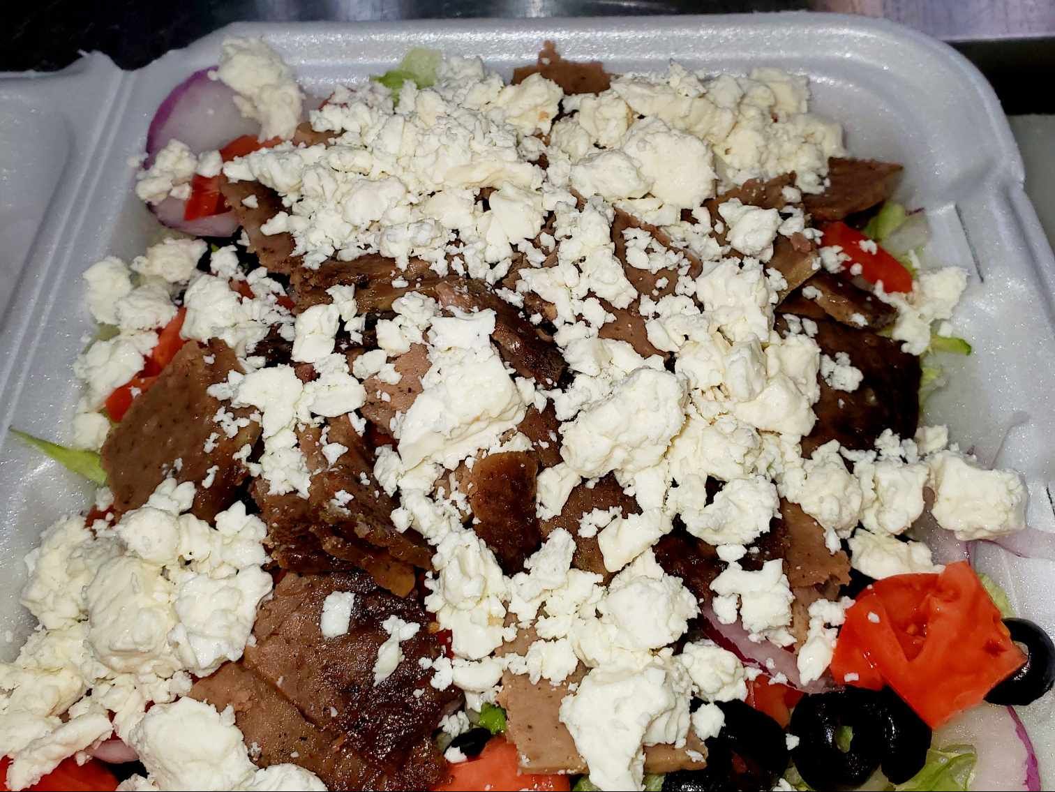 Greek Salad Plate (Full Size - No Meat).