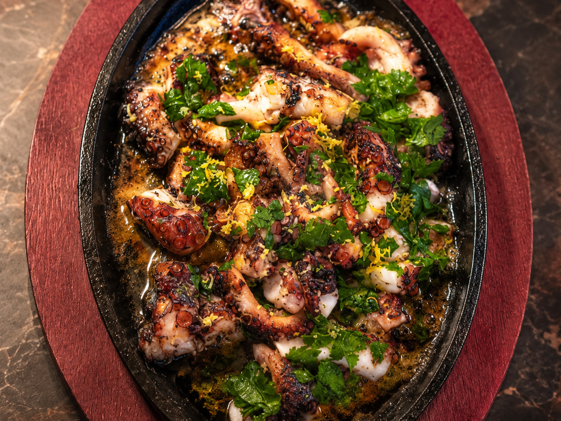 Skillet Charred Octopus (Special).