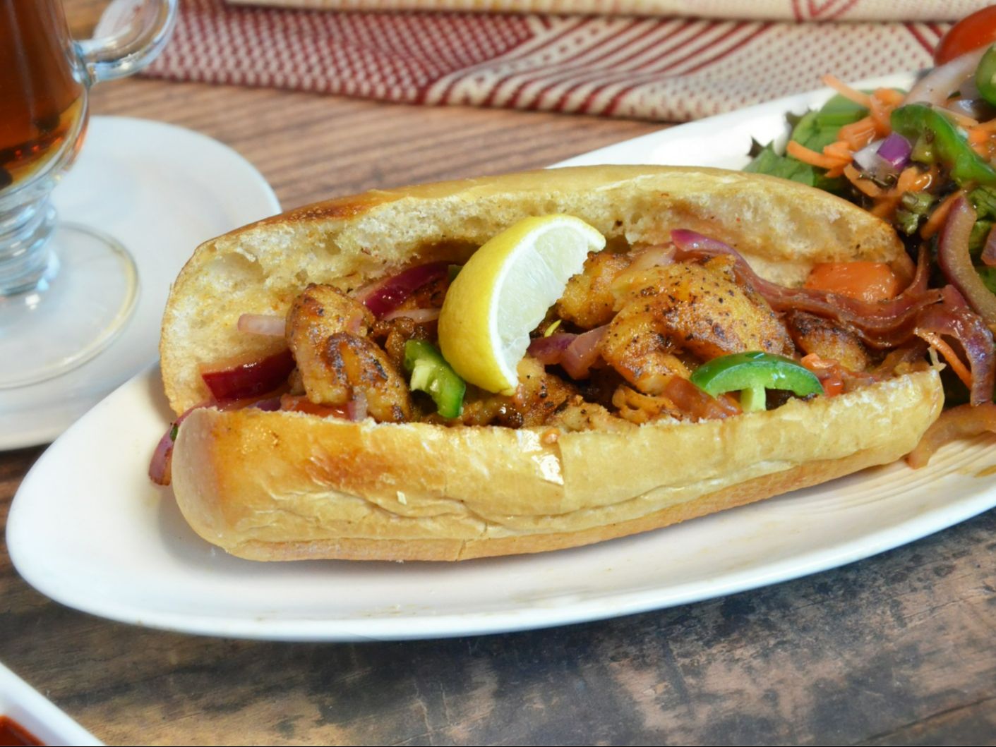 Fish (Tilapia) Sandwich*.