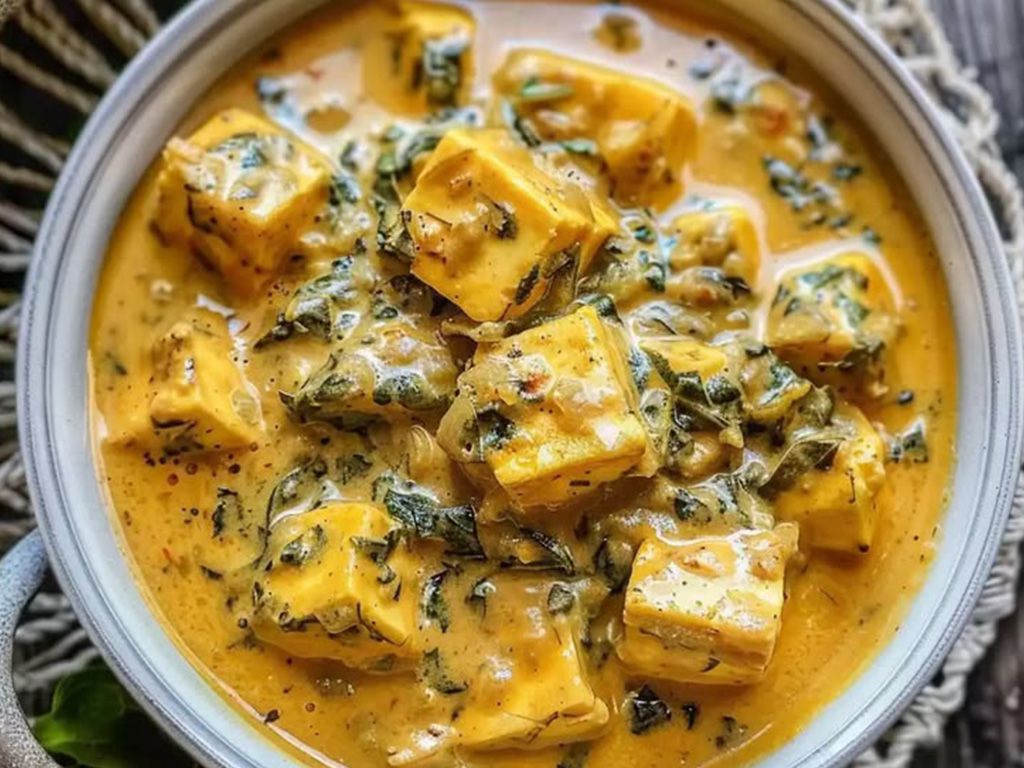Methi Paneer Malai (Small  Tray- Serves 10-12 People).