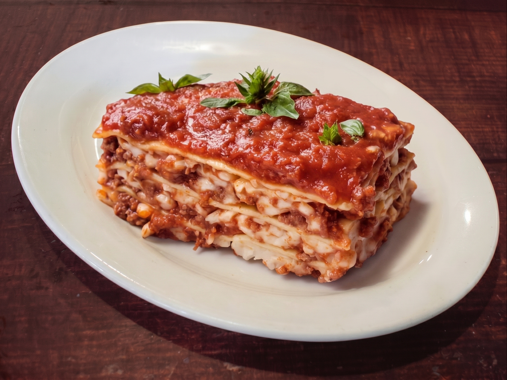 Beef Lasagna.