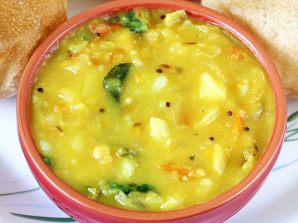 Puri with Potato Curry