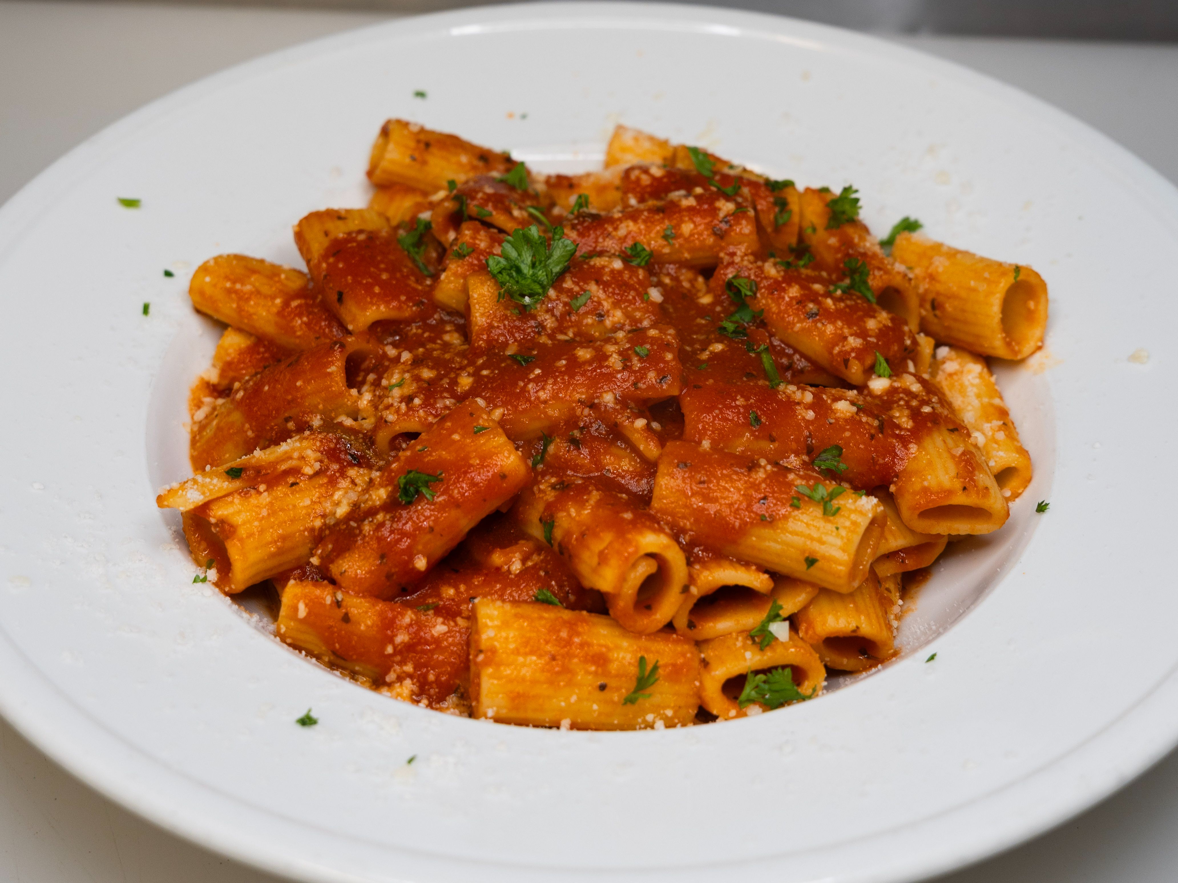 Rigatoni.