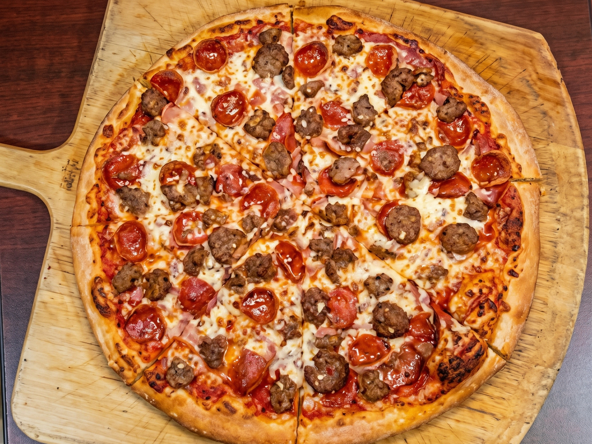 Meat Supreme Pizza.
